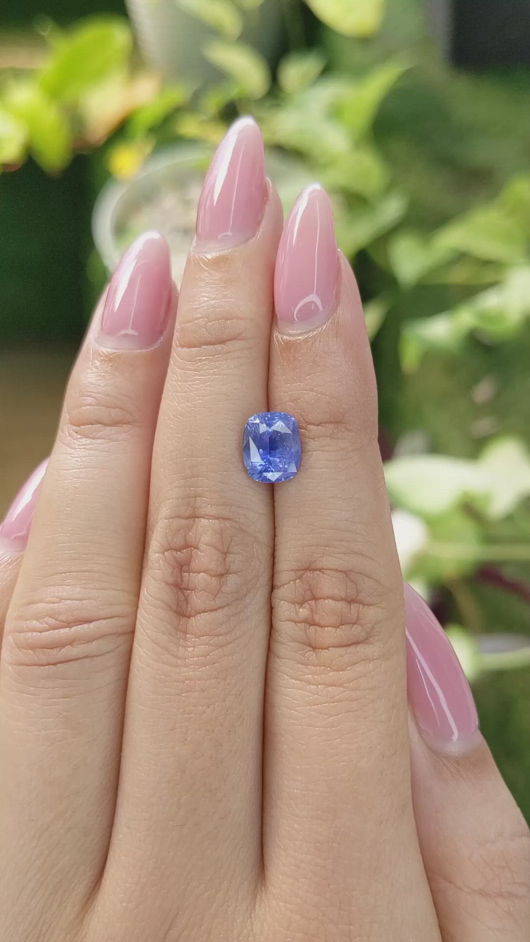 2.52 Ct. Blue Sapphire from Ceylon (Sri Lanka) Size Video