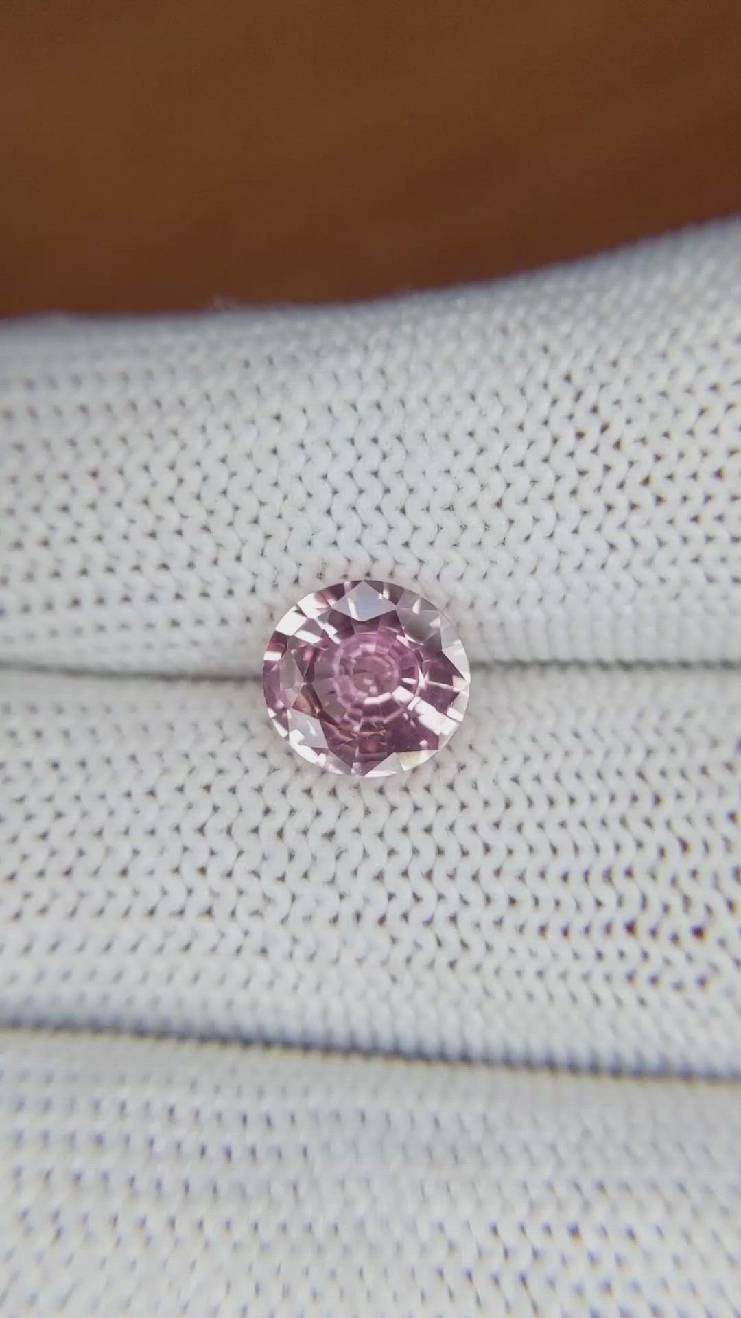 2.10 Ct. Pink Sapphire from Ceylon (Sri Lanka) Size Video