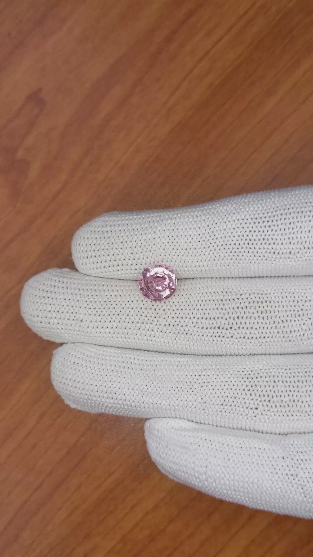 2.10 Ct. Pink Sapphire from Ceylon (Sri Lanka) Size Video