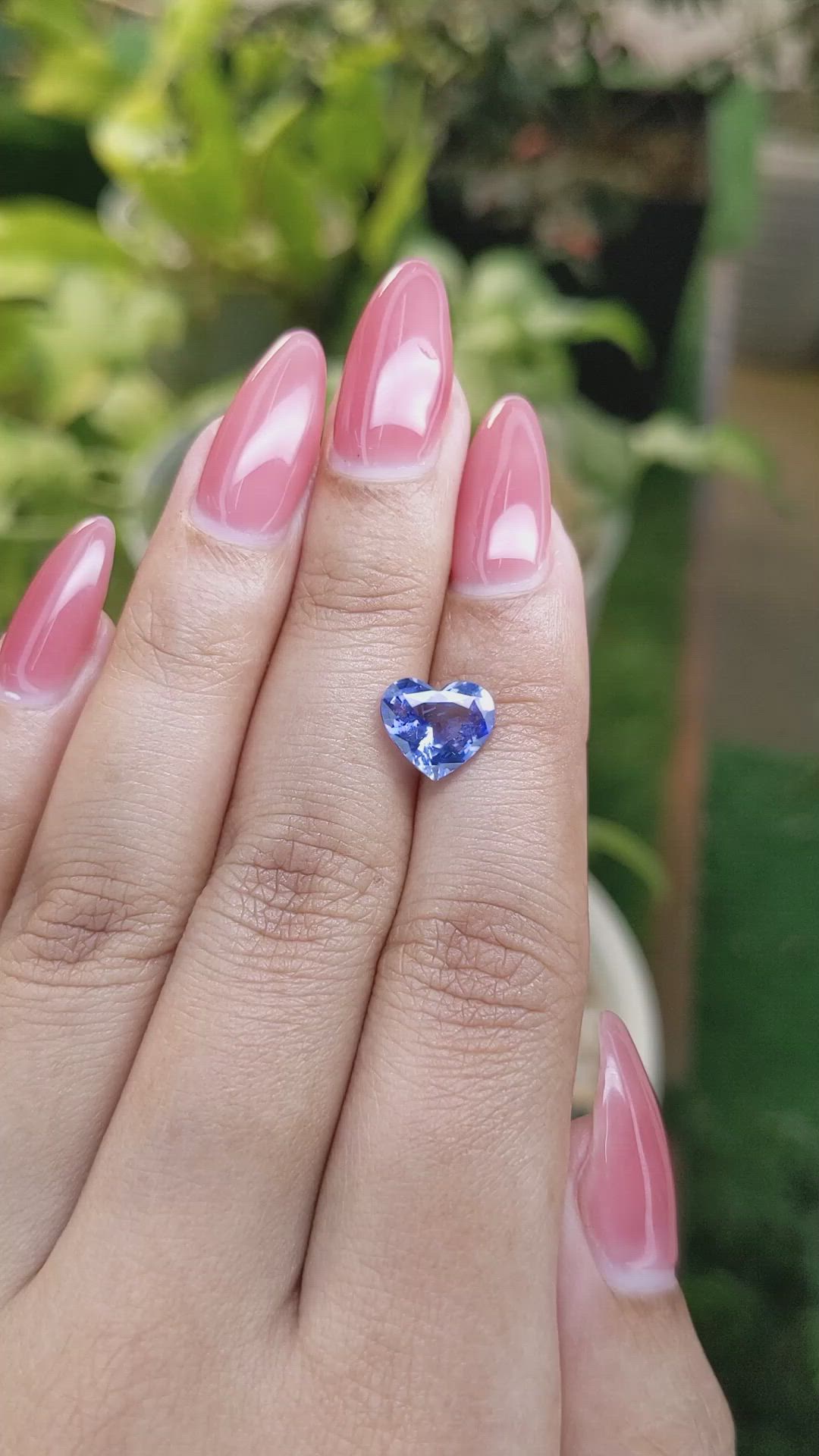 2.67 Ct. Blue Sapphire from Ceylon (Sri Lanka) Size Video