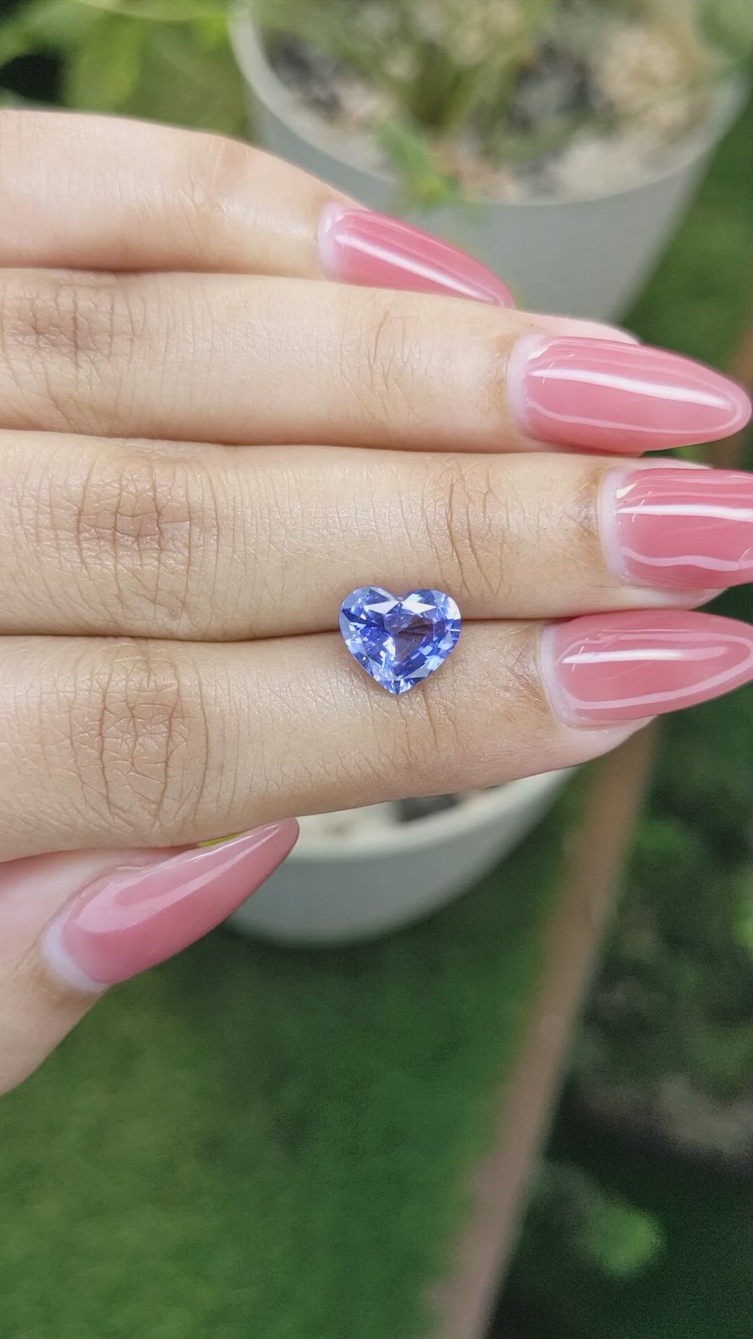 2.67 Ct. Blue Sapphire from Ceylon (Sri Lanka) Size Video
