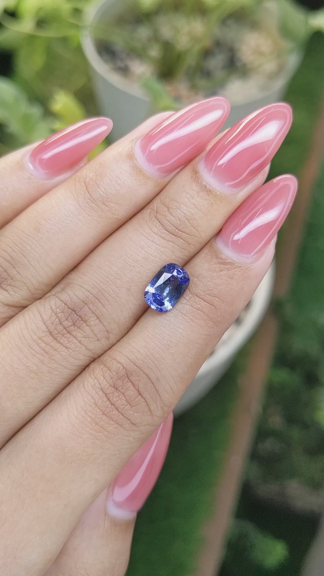 2.05 Ct. Blue Sapphire from Ceylon (Sri Lanka) Size Video