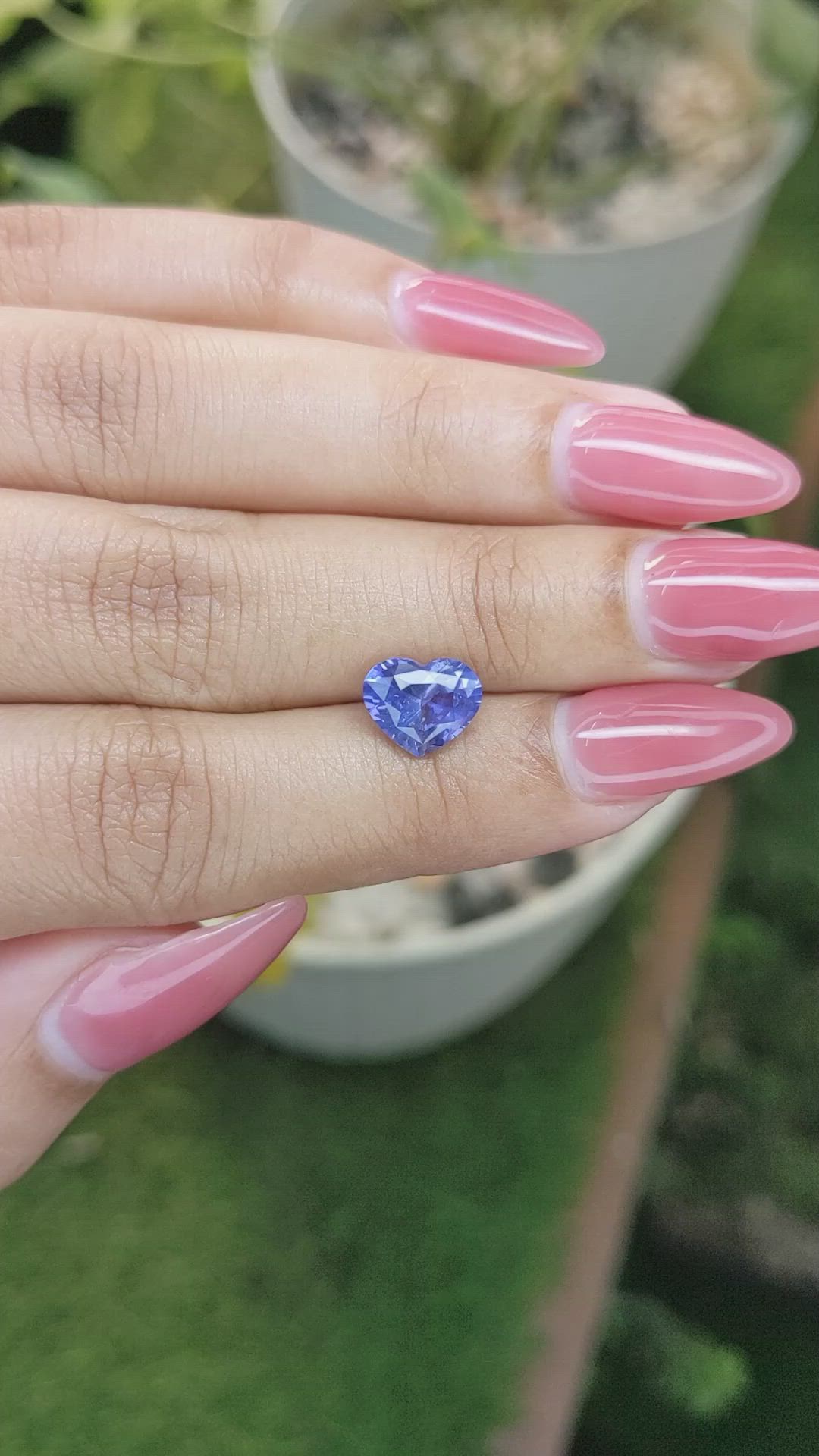 2.39 Ct. Blue Sapphire from Ceylon (Sri Lanka) Size Video