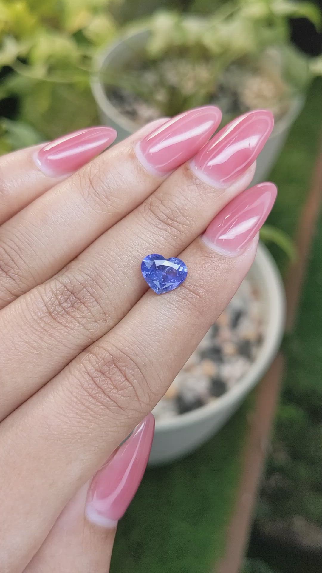 2.39 Ct. Blue Sapphire from Ceylon (Sri Lanka) Size Video