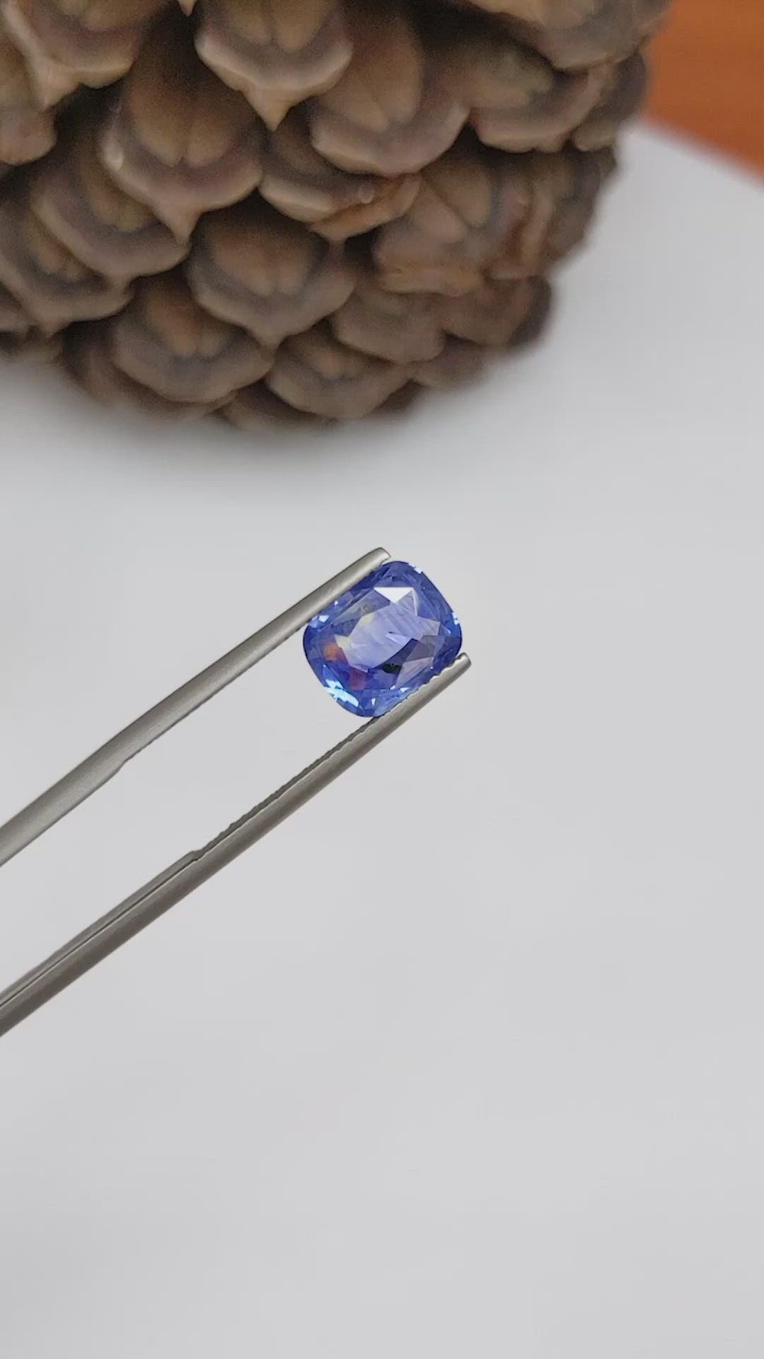 2.34 Ct. Blue Sapphire from Ceylon (Sri Lanka) Size Video