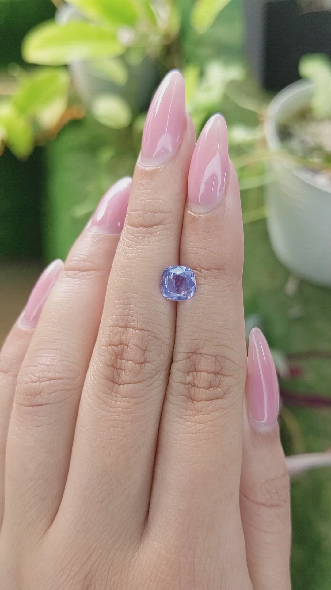 1.49 Ct. Blue Sapphire from Ceylon (Sri Lanka) Size Video