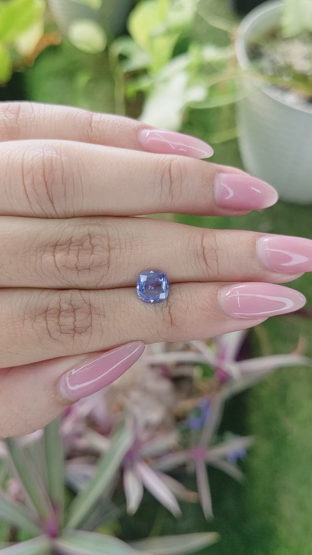 1.49 Ct. Blue Sapphire from Ceylon (Sri Lanka) Size Video