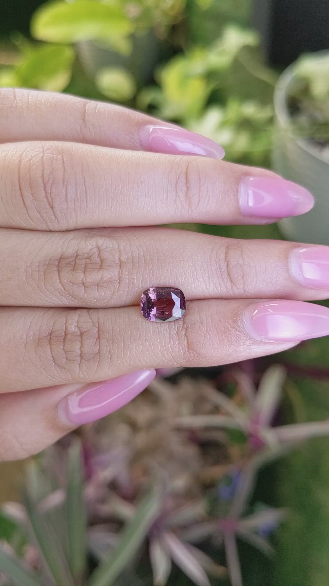 2.01 Ct. Pink Sapphire from Ceylon (Sri Lanka) Size Video