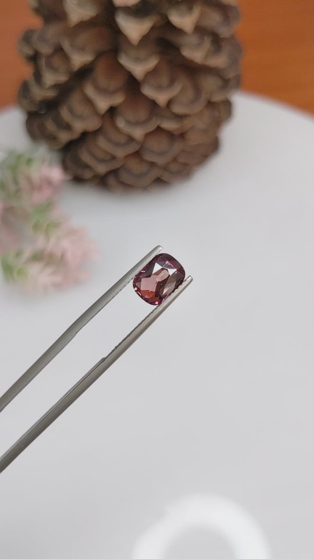 2.01 Ct. Pink Sapphire from Ceylon (Sri Lanka) Size Video