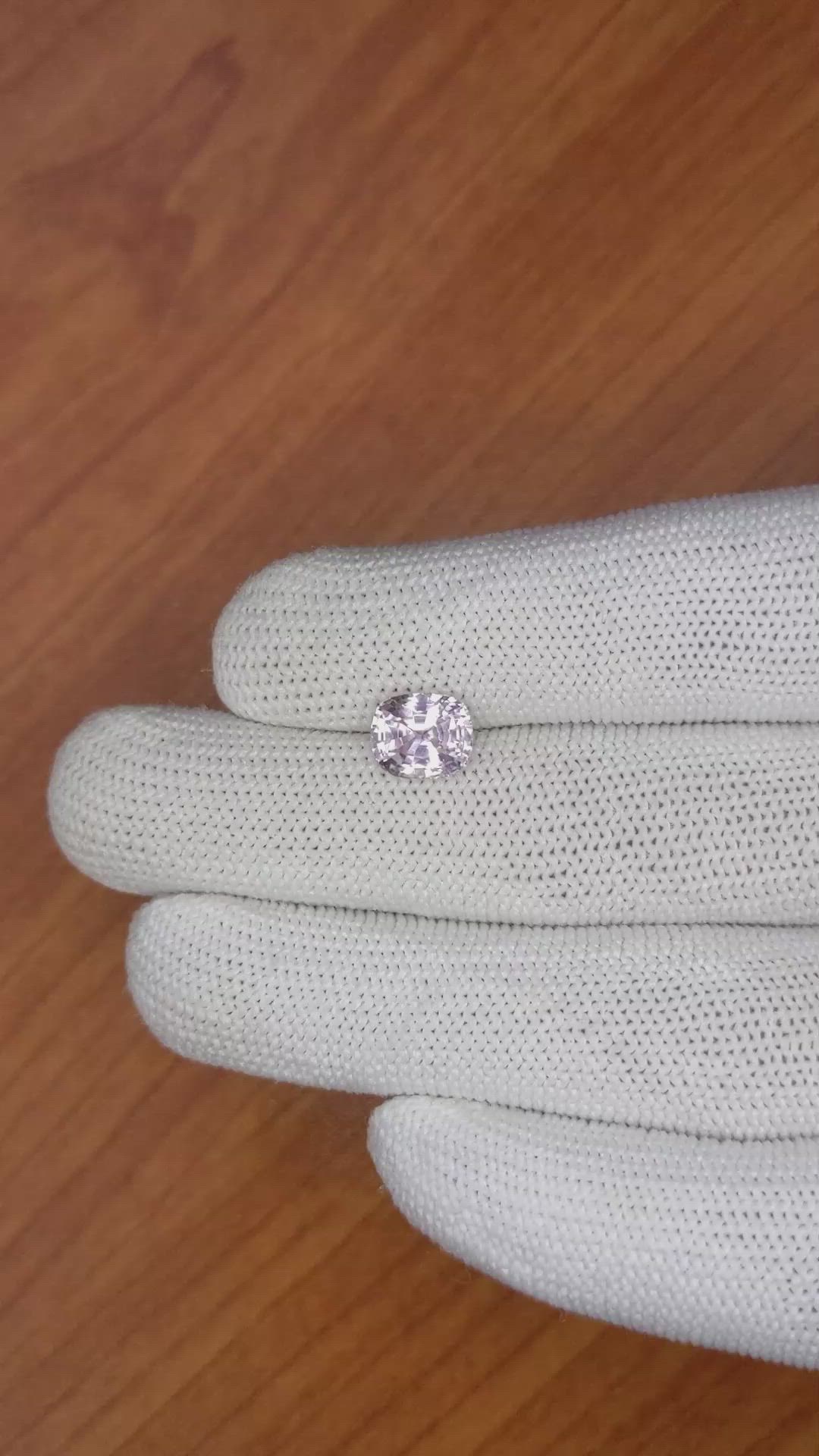 2.69 Ct. Purplish Pink Sapphire from Ceylon (Sri Lanka) Size Video