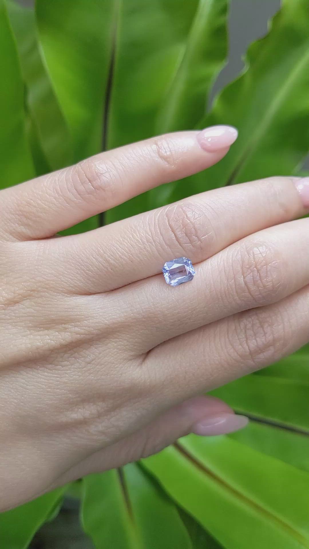 1.20 Ct. Blue Sapphire from Ceylon (Sri Lanka) Size Video