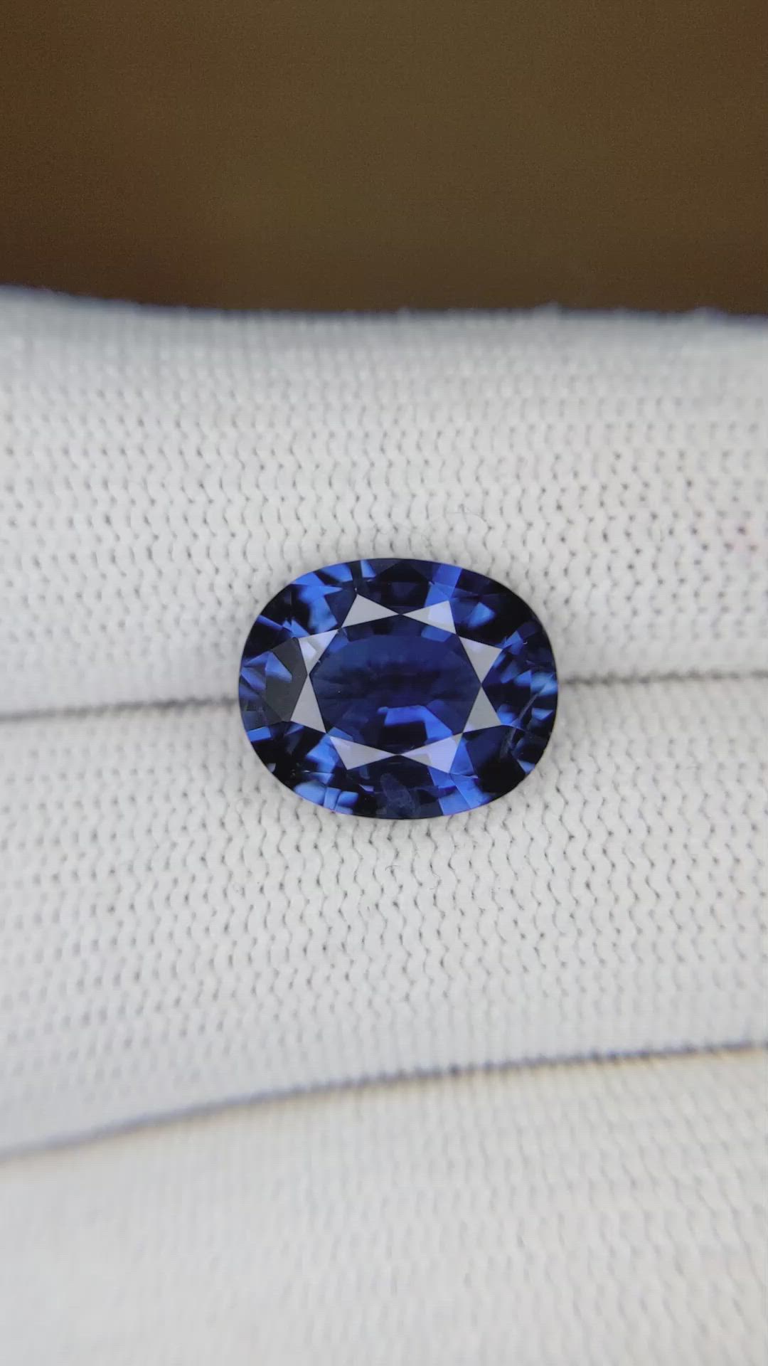 6.41 Ct. Blue Sapphire from Madagascar Size Video
