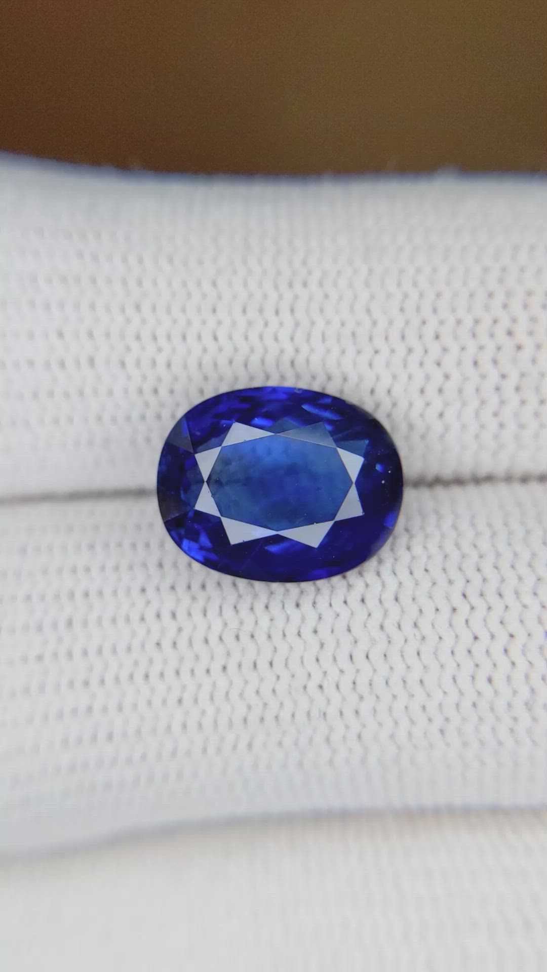 6.03 Ct. Blue Sapphire from Madagascar Size Video