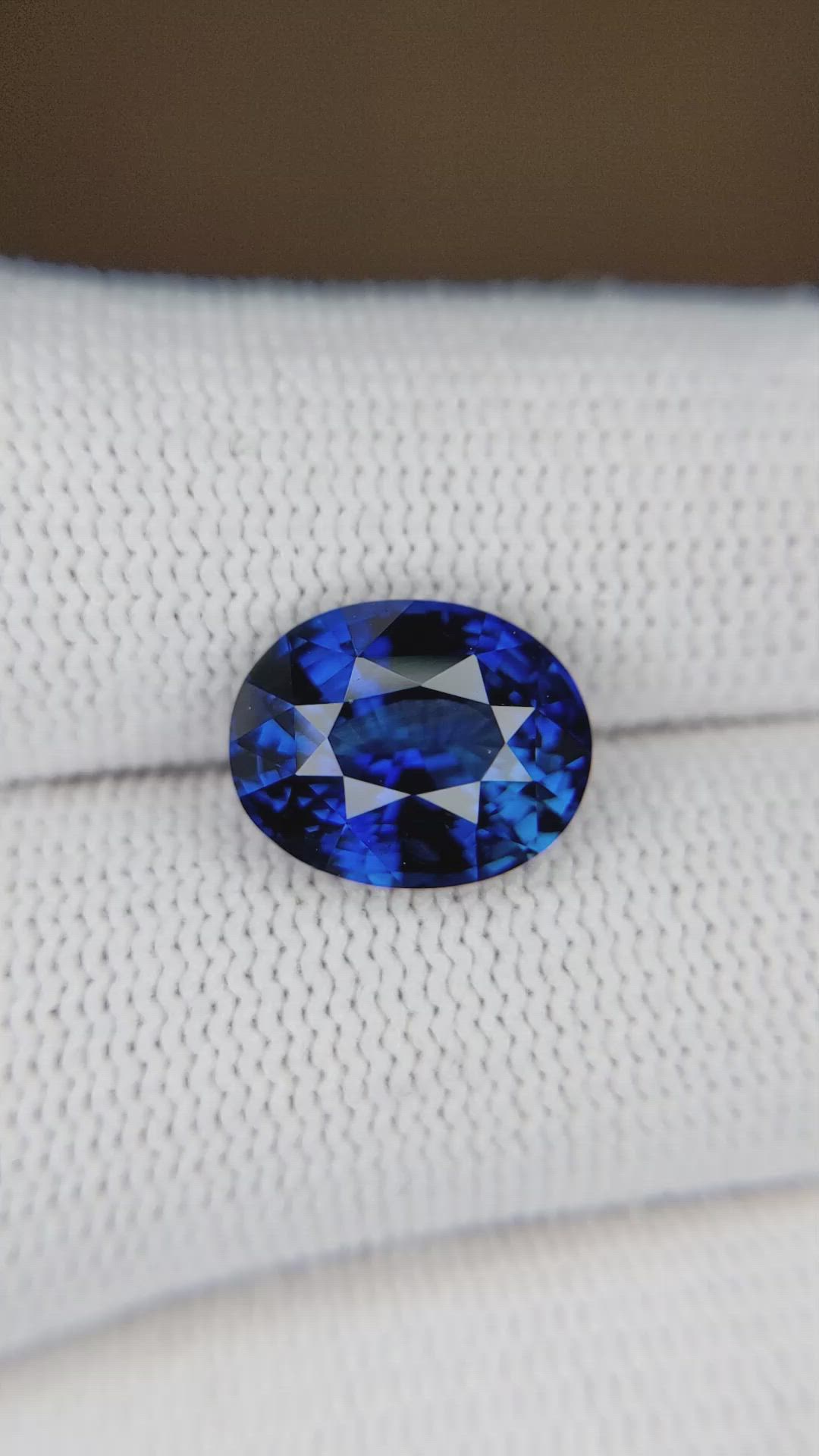 5.03 Ct. Blue Sapphire from Madagascar Size Video