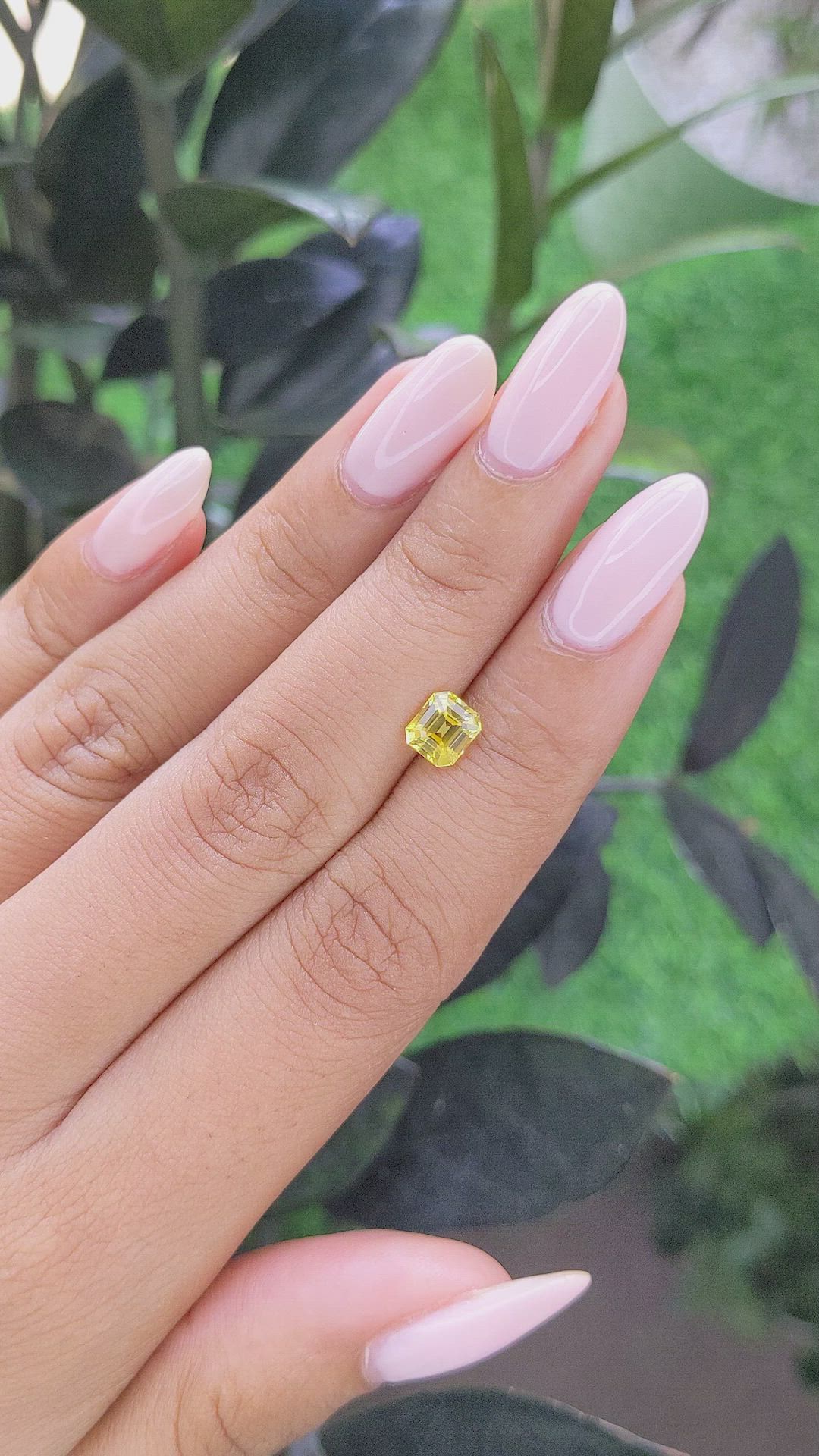 1.15 Ct. Yellow Sapphire from Ceylon (Sri Lanka) Size Video
