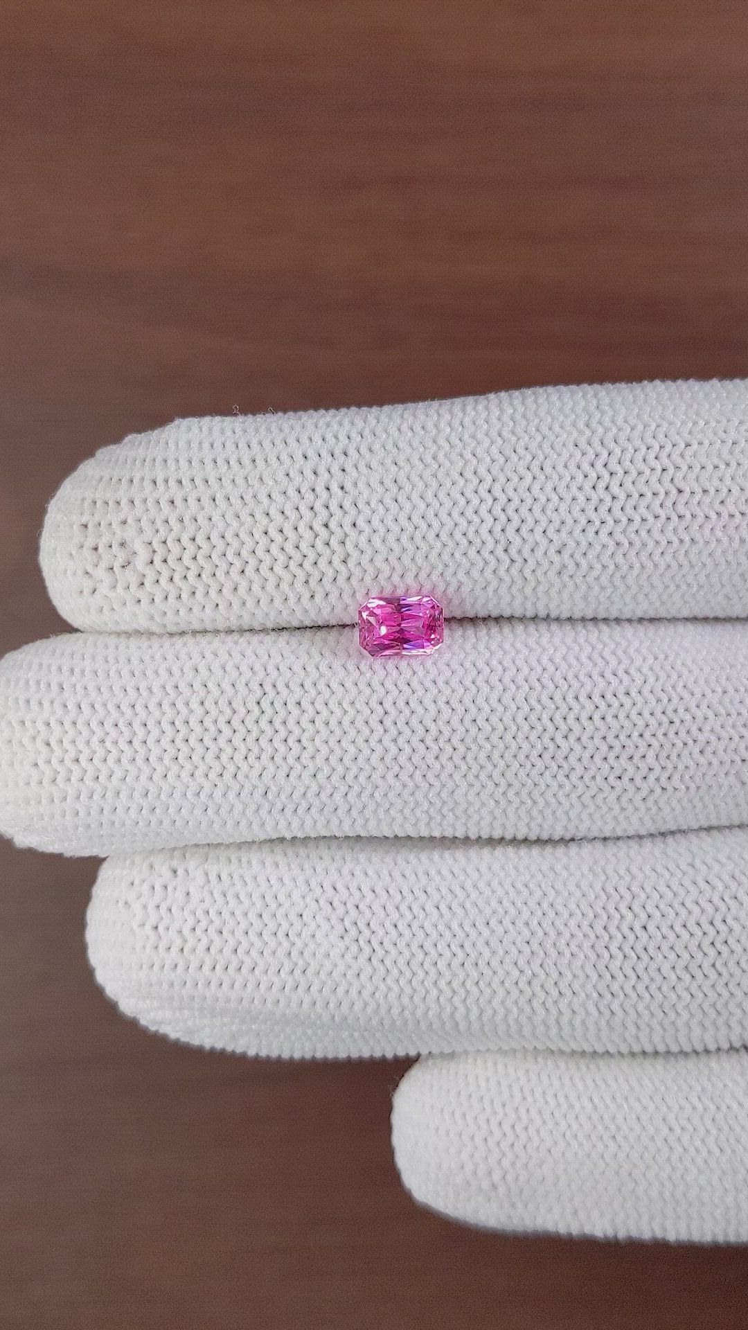 1.20 Ct. Pink Sapphire from Madagascar Size Video