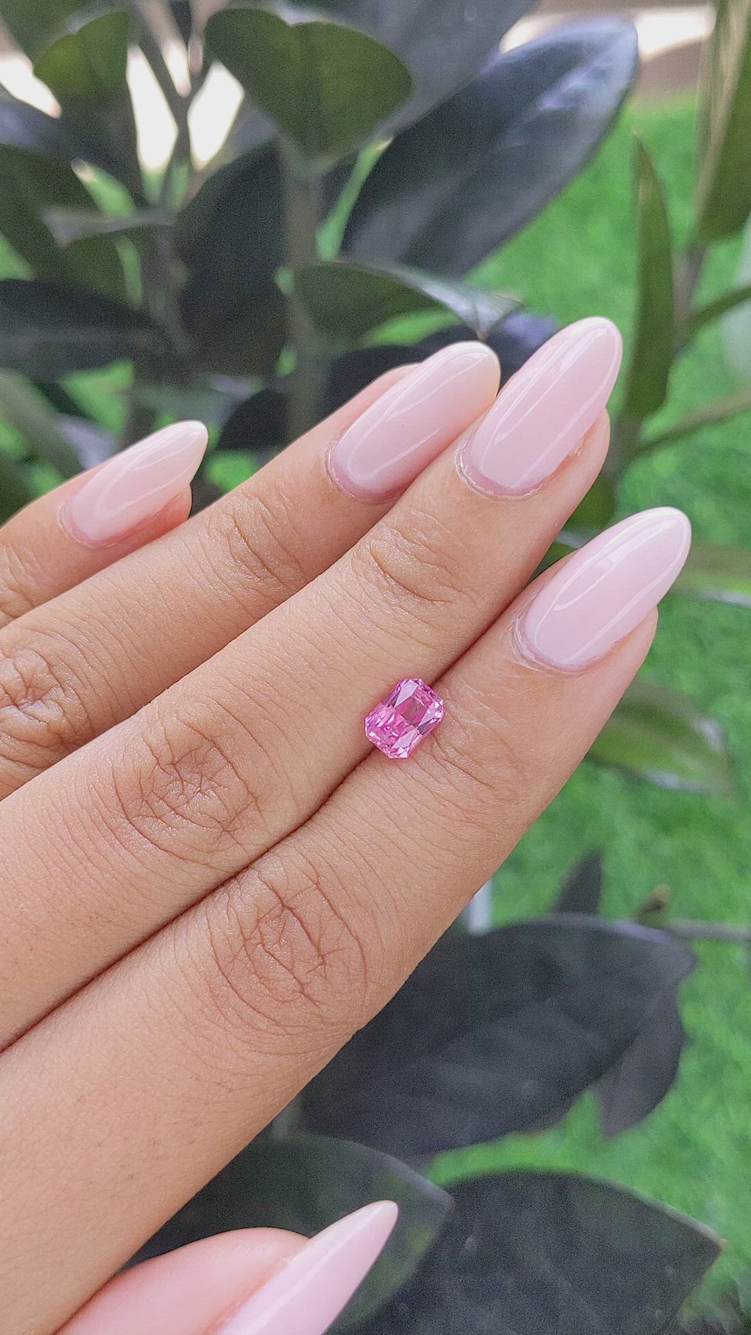 1.20 Ct. Pink Sapphire from Madagascar Size Video