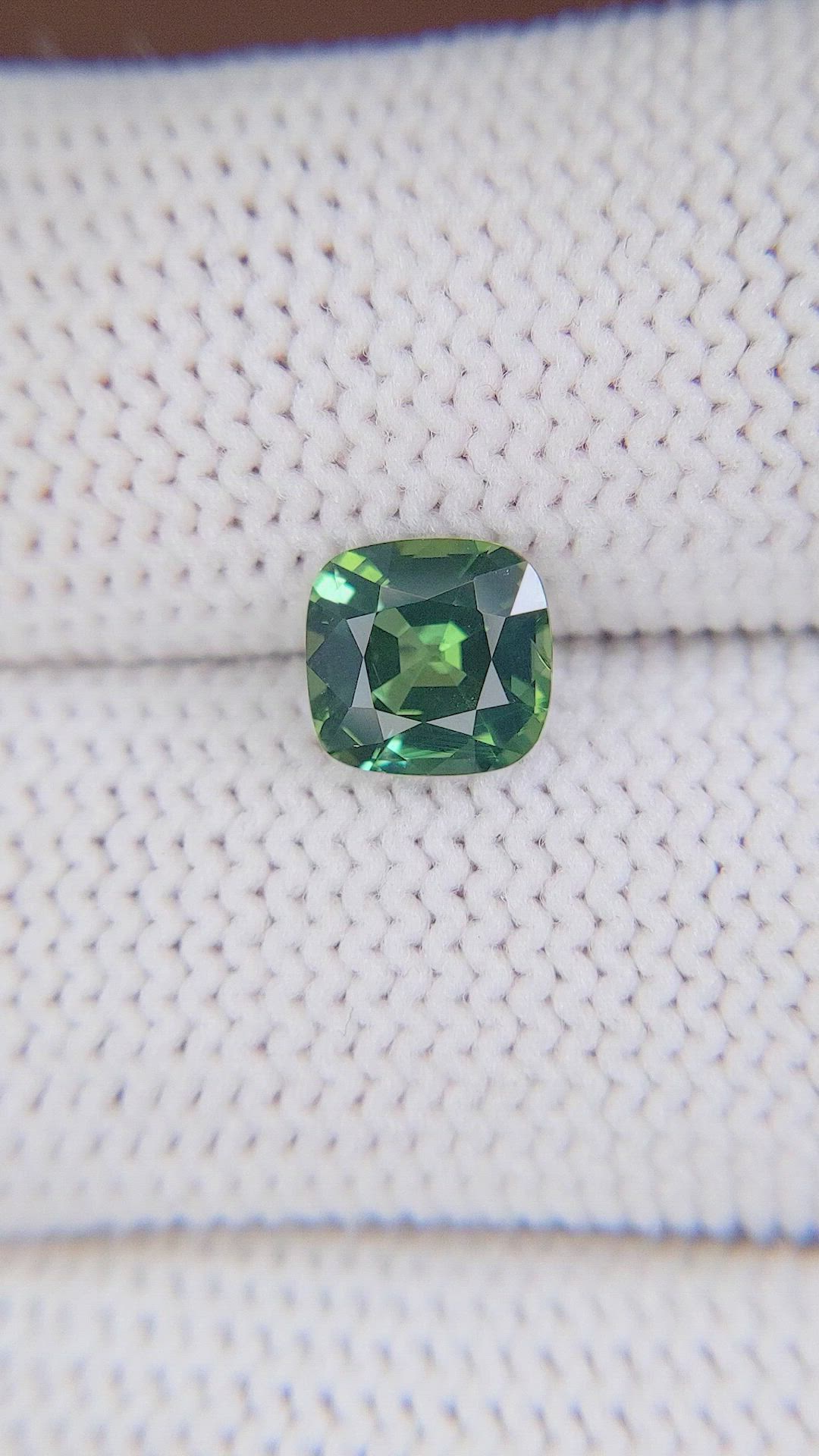 1.60 Ct. Green Sapphire from Tanzania Size Video