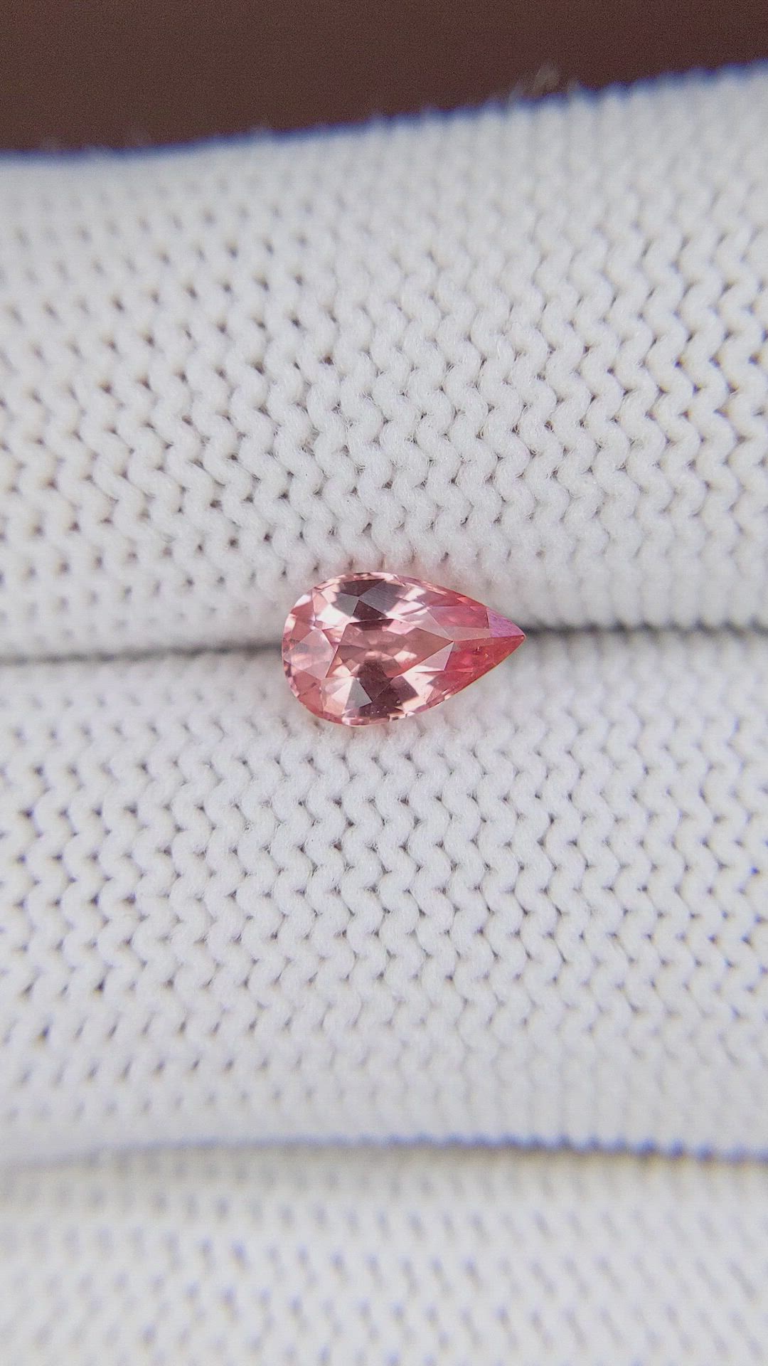 1.07 Ct. Padparadscha Sapphire from Madagascar Size Video