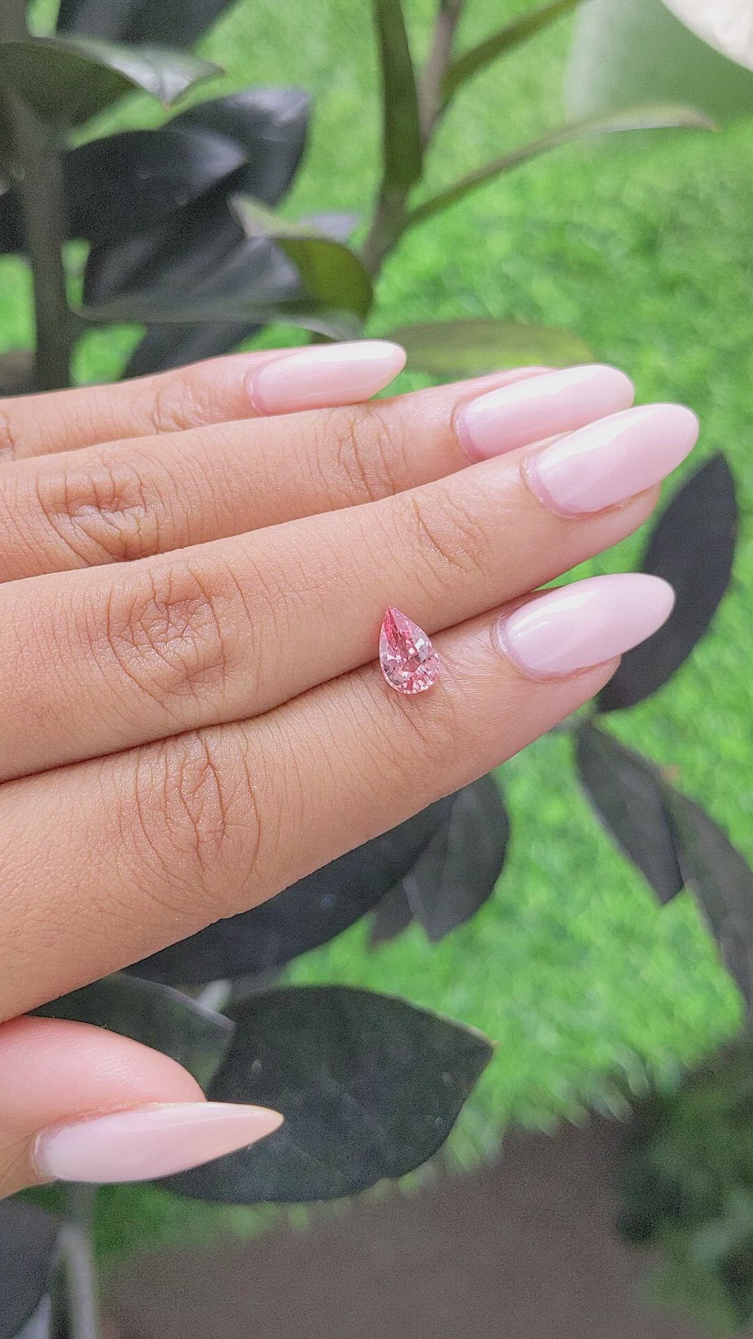 1.07 Ct. Padparadscha Sapphire from Madagascar Size Video