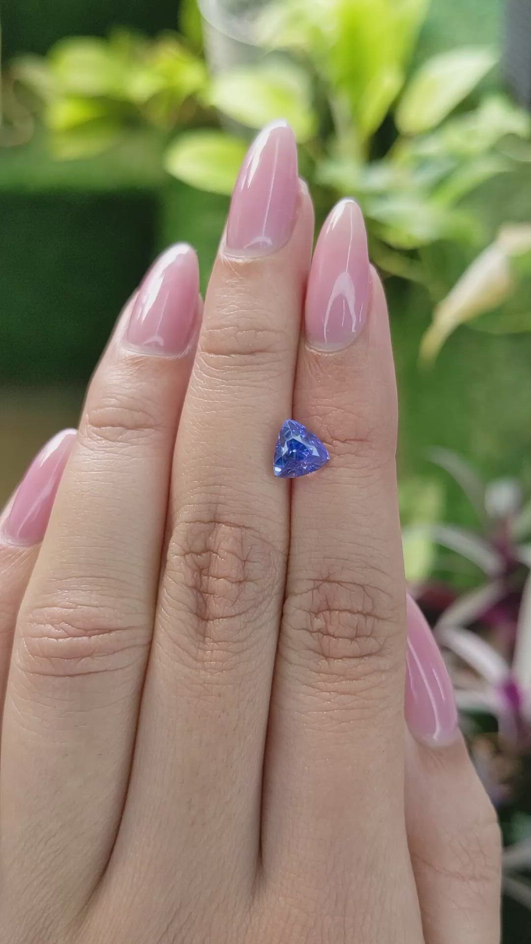 1.83 Ct. Blue Sapphire from Ceylon (Sri Lanka) Size Video