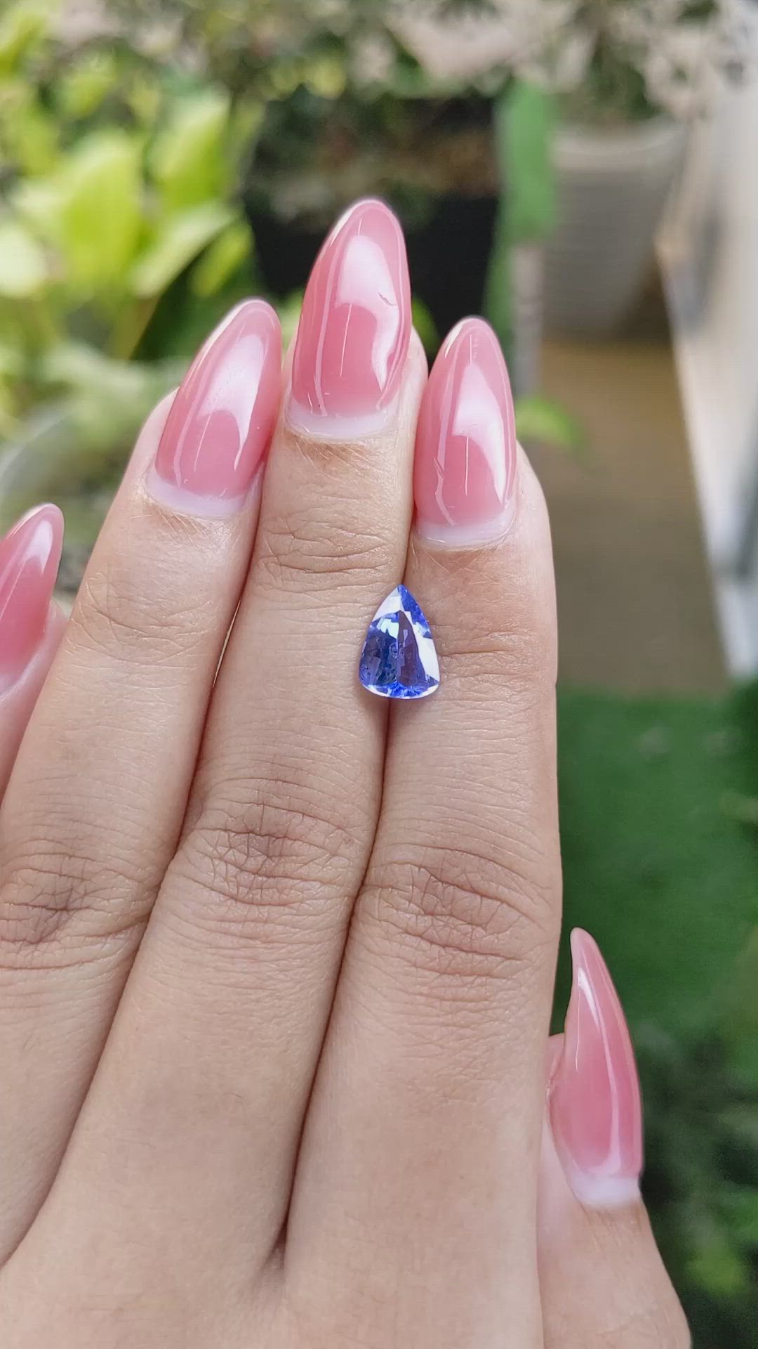 1.62 Ct. Blue Sapphire from Ceylon (Sri Lanka) Size Video