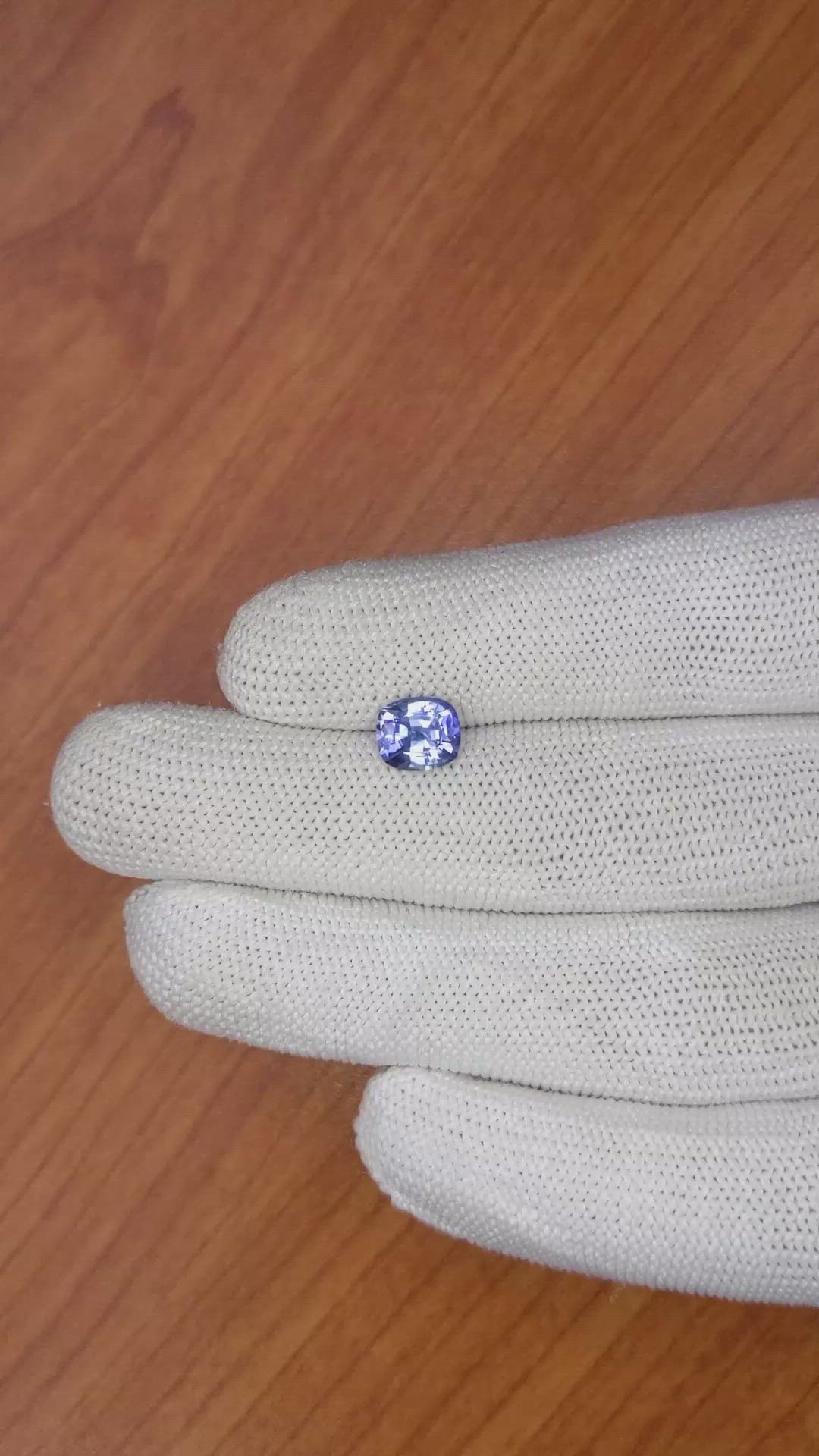 1.68 Ct. Blue Sapphire from Ceylon (Sri Lanka) Size Video
