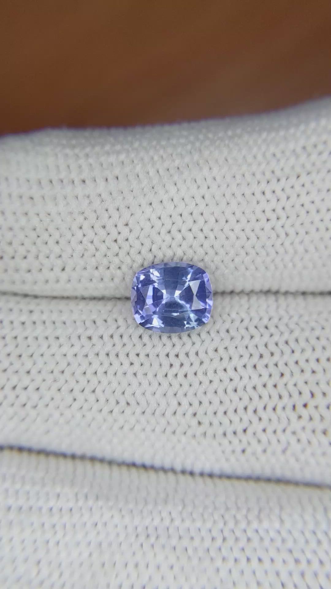 1.68 Ct. Blue Sapphire from Ceylon (Sri Lanka) Size Video