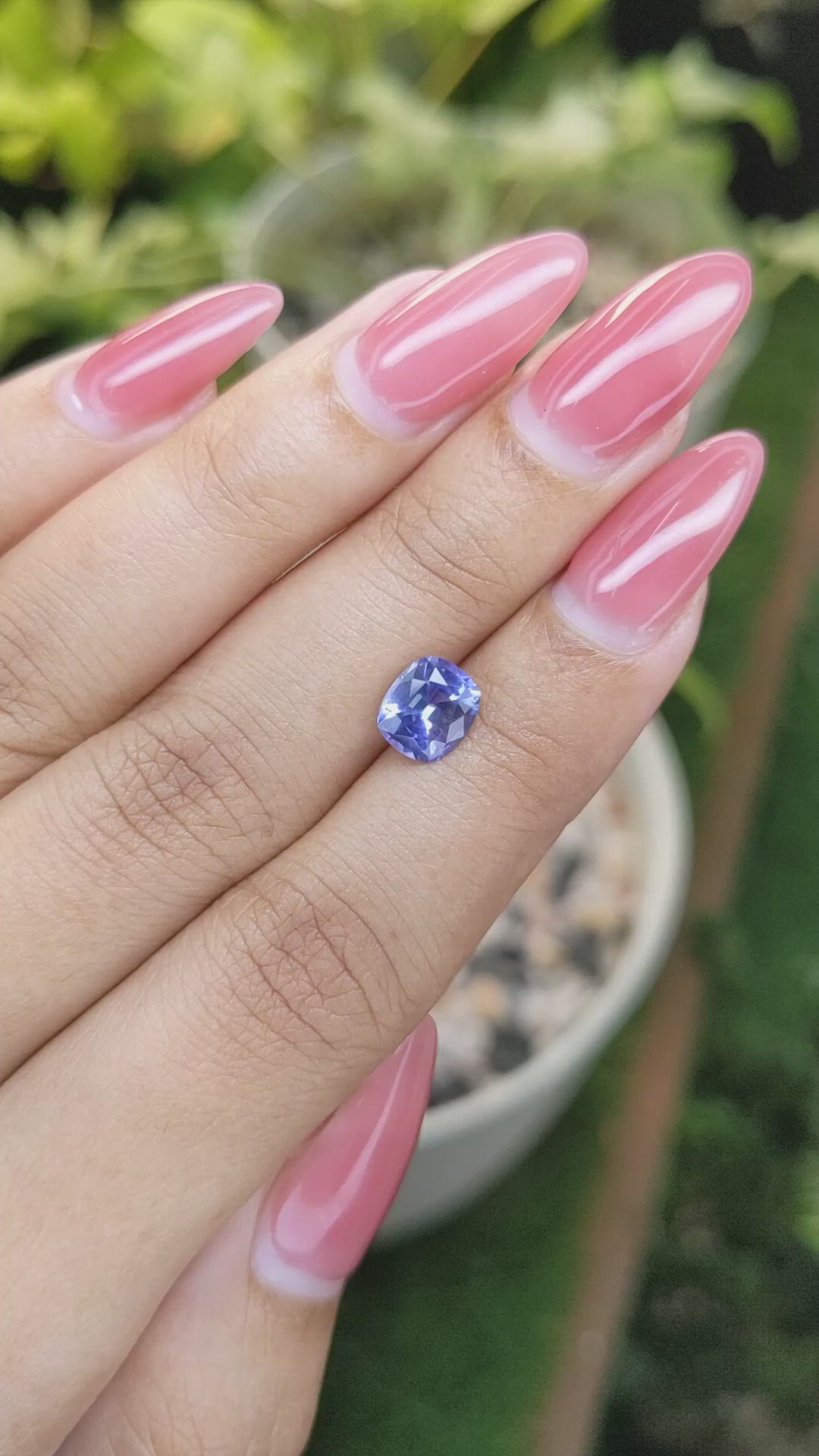 1.68 Ct. Blue Sapphire from Ceylon (Sri Lanka) Size Video