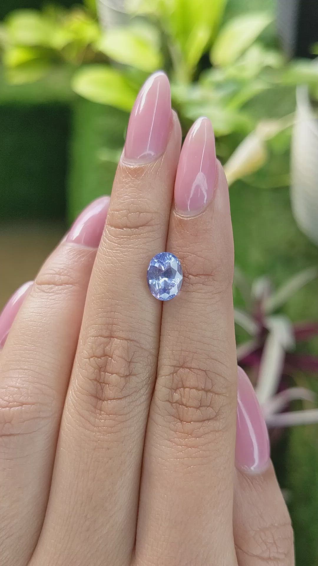 2.36 Ct. Blue Sapphire from Ceylon (Sri Lanka) Size Video