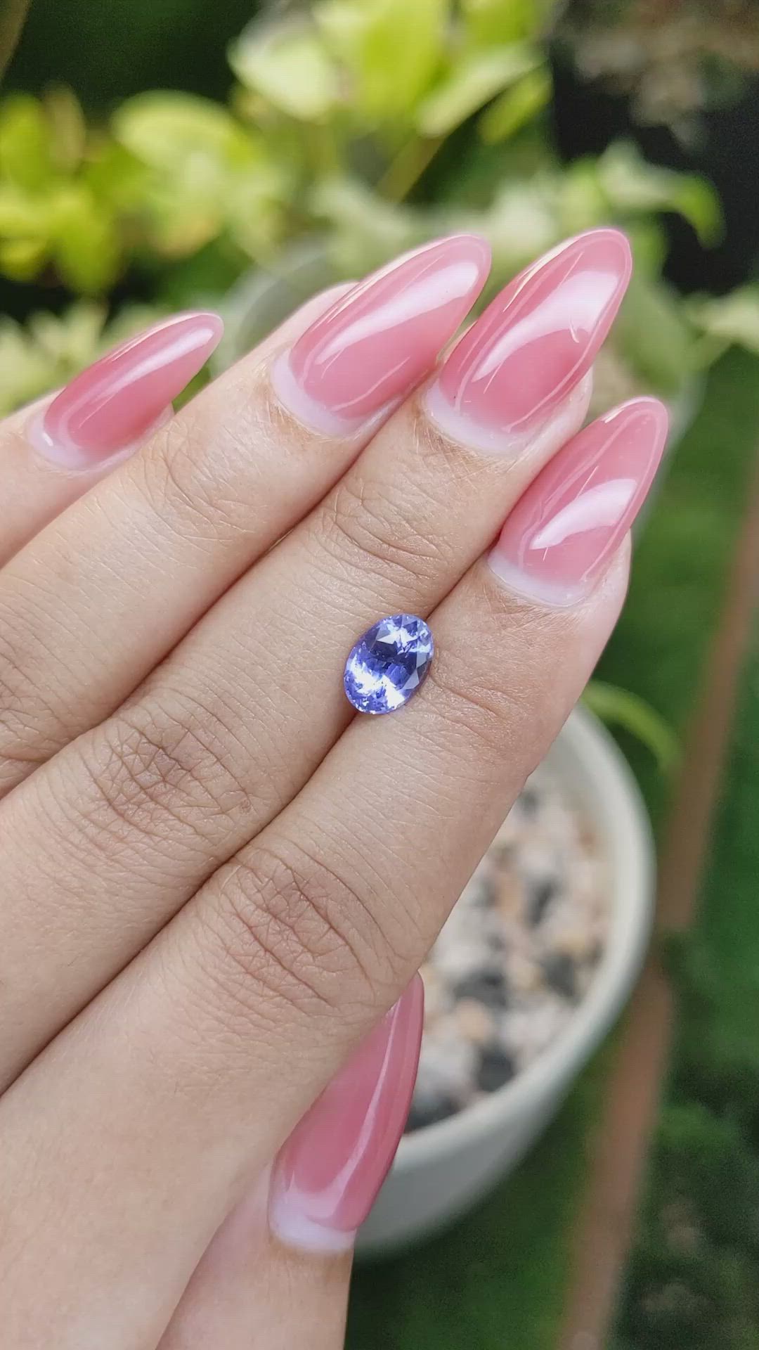 1.71 Ct. Blue Sapphire from Ceylon (Sri Lanka) Size Video