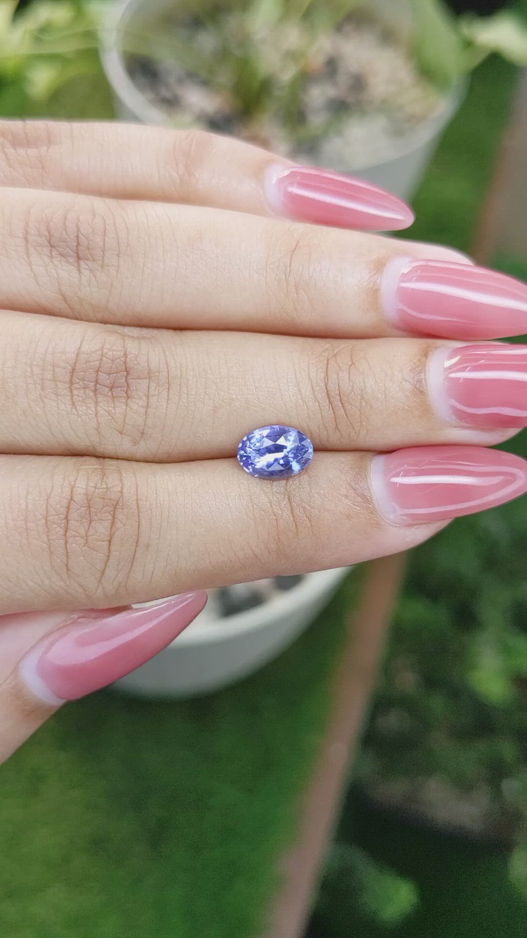 1.71 Ct. Blue Sapphire from Ceylon (Sri Lanka) Size Video