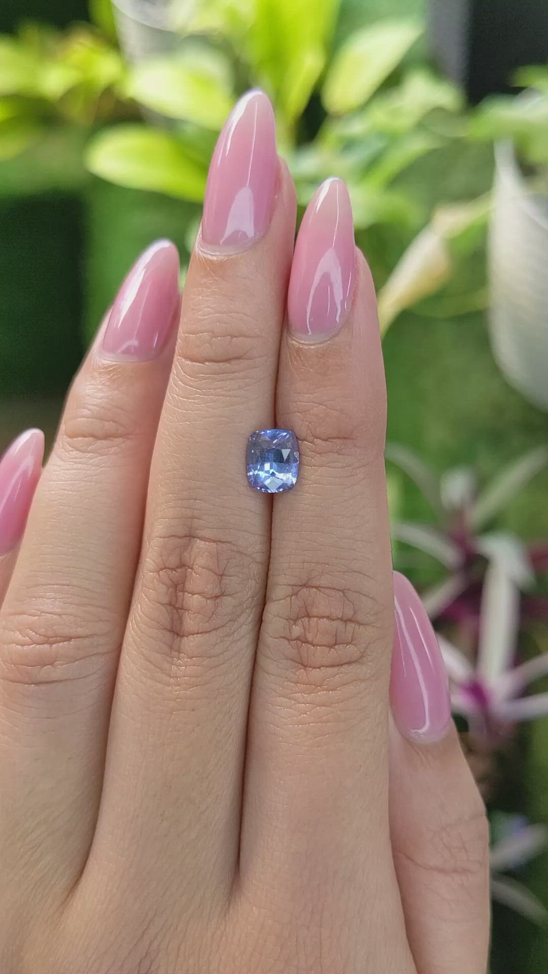 1.42 Ct. Blue Sapphire from Ceylon (Sri Lanka) Size Video