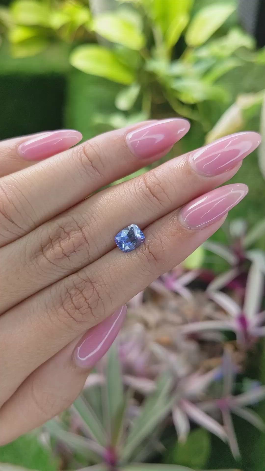 1.42 Ct. Blue Sapphire from Ceylon (Sri Lanka) Size Video