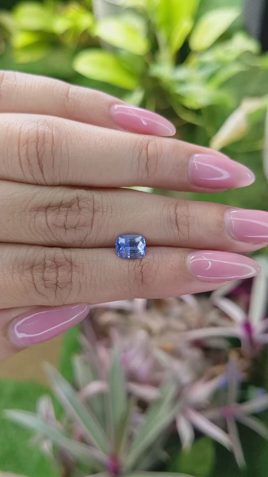 1.42 Ct. Blue Sapphire from Ceylon (Sri Lanka) Size Video