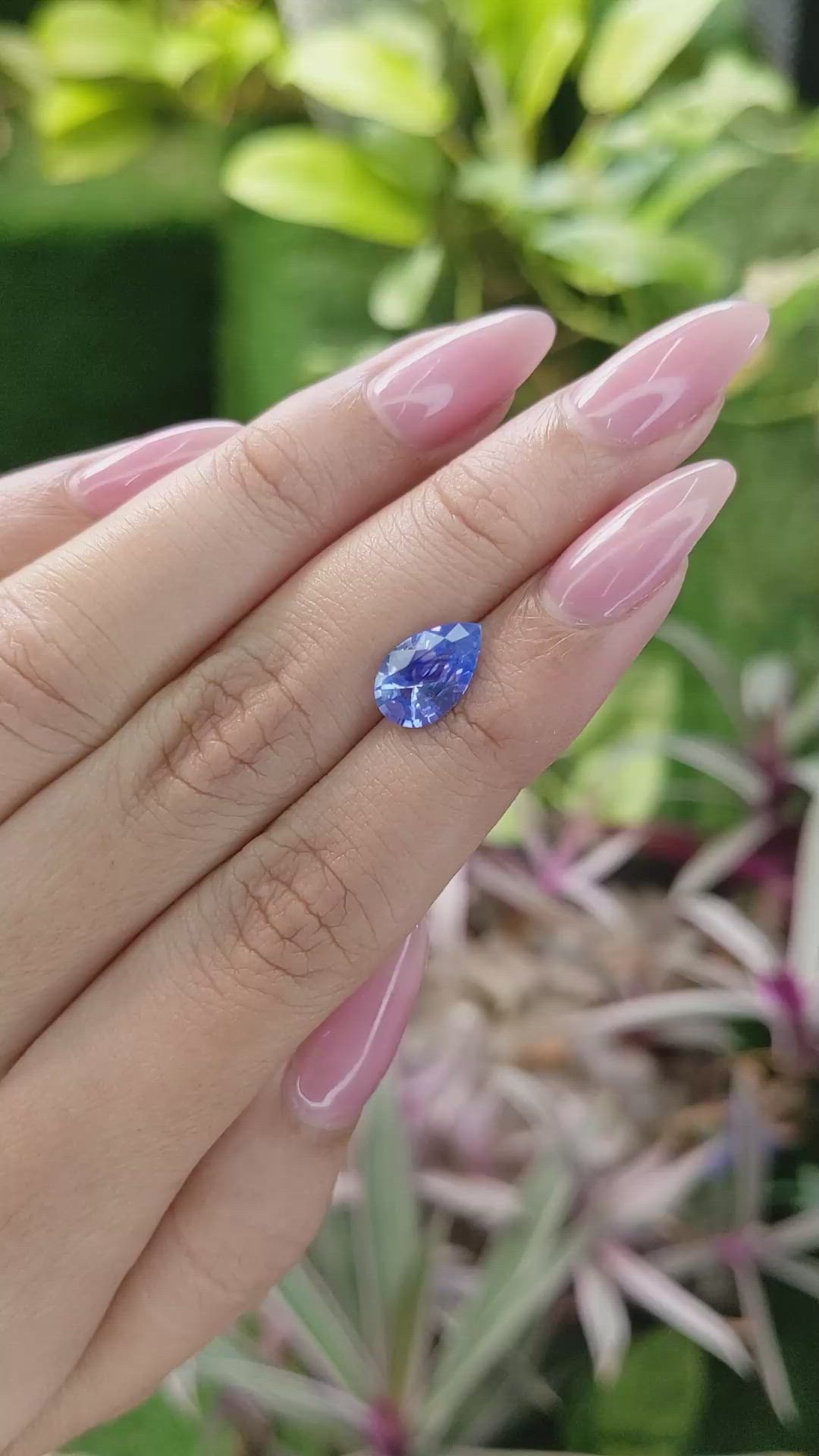 1.89 Ct. Blue Sapphire from Ceylon (Sri Lanka) Size Video