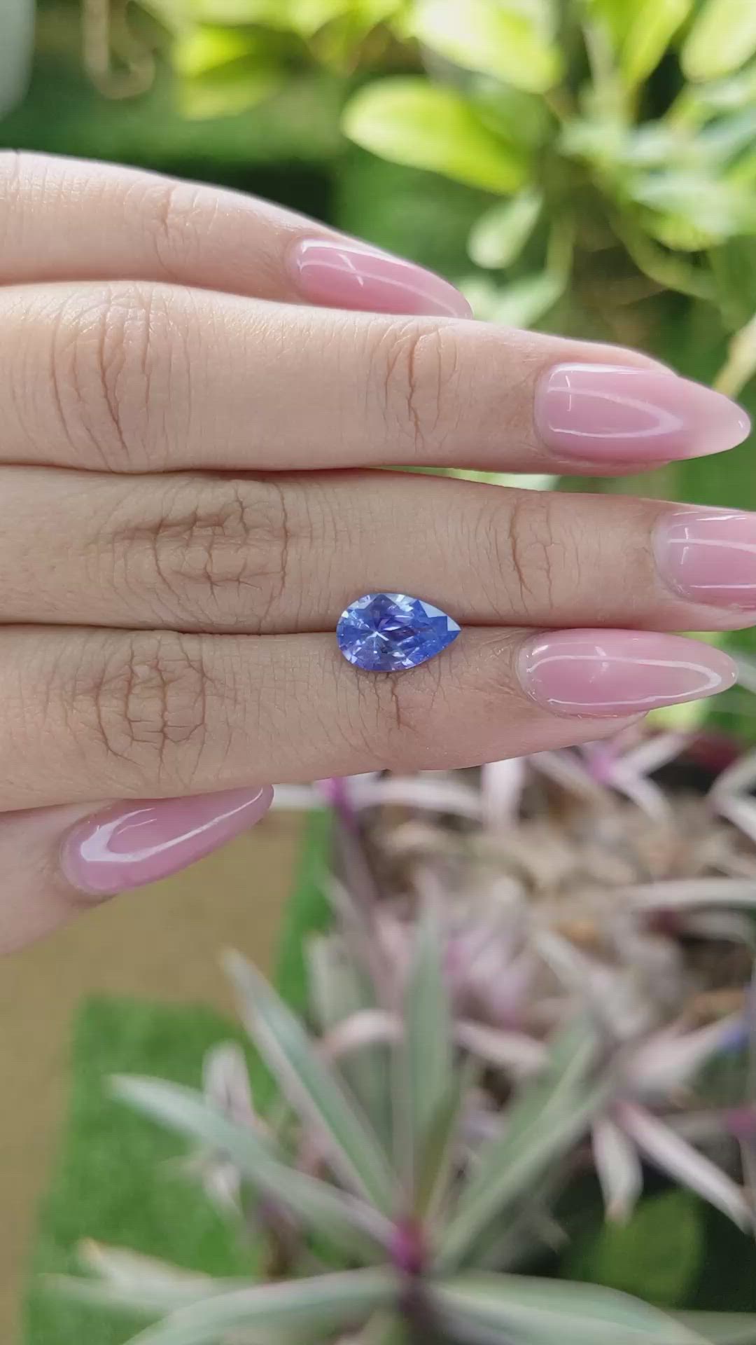 1.89 Ct. Blue Sapphire from Ceylon (Sri Lanka) Size Video