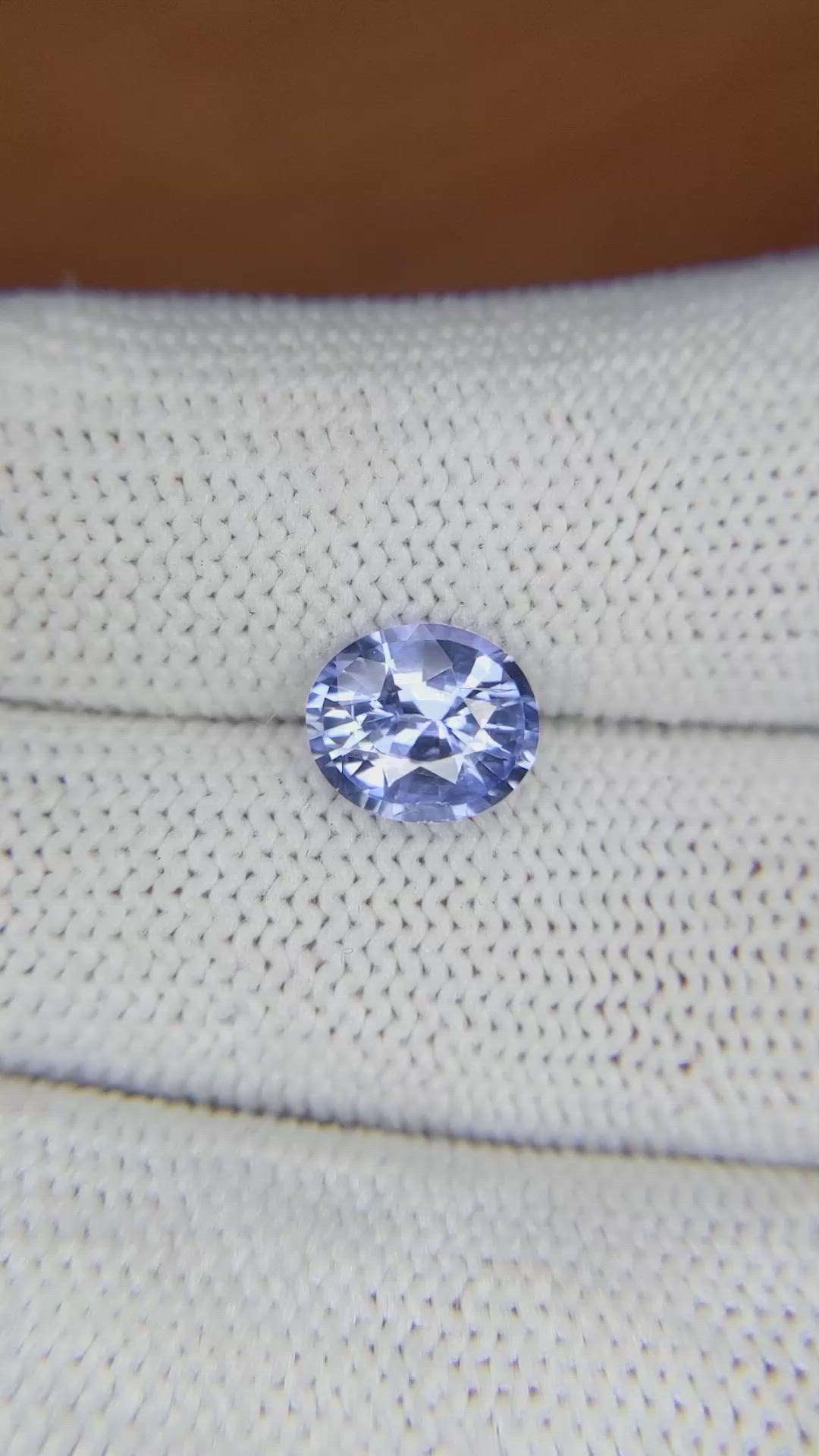 2.28 Ct. Blue Sapphire from Ceylon (Sri Lanka) Size Video