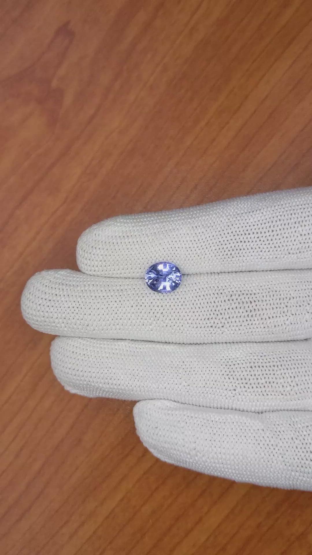 2.28 Ct. Blue Sapphire from Ceylon (Sri Lanka) Size Video