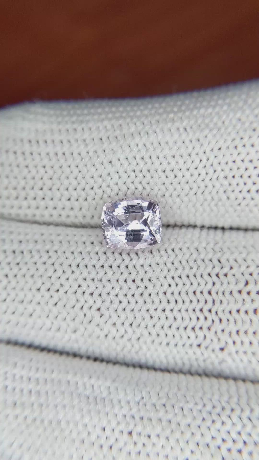 1.82 Ct. Pinkish Purple Sapphire from Ceylon (Sri Lanka) Size Video