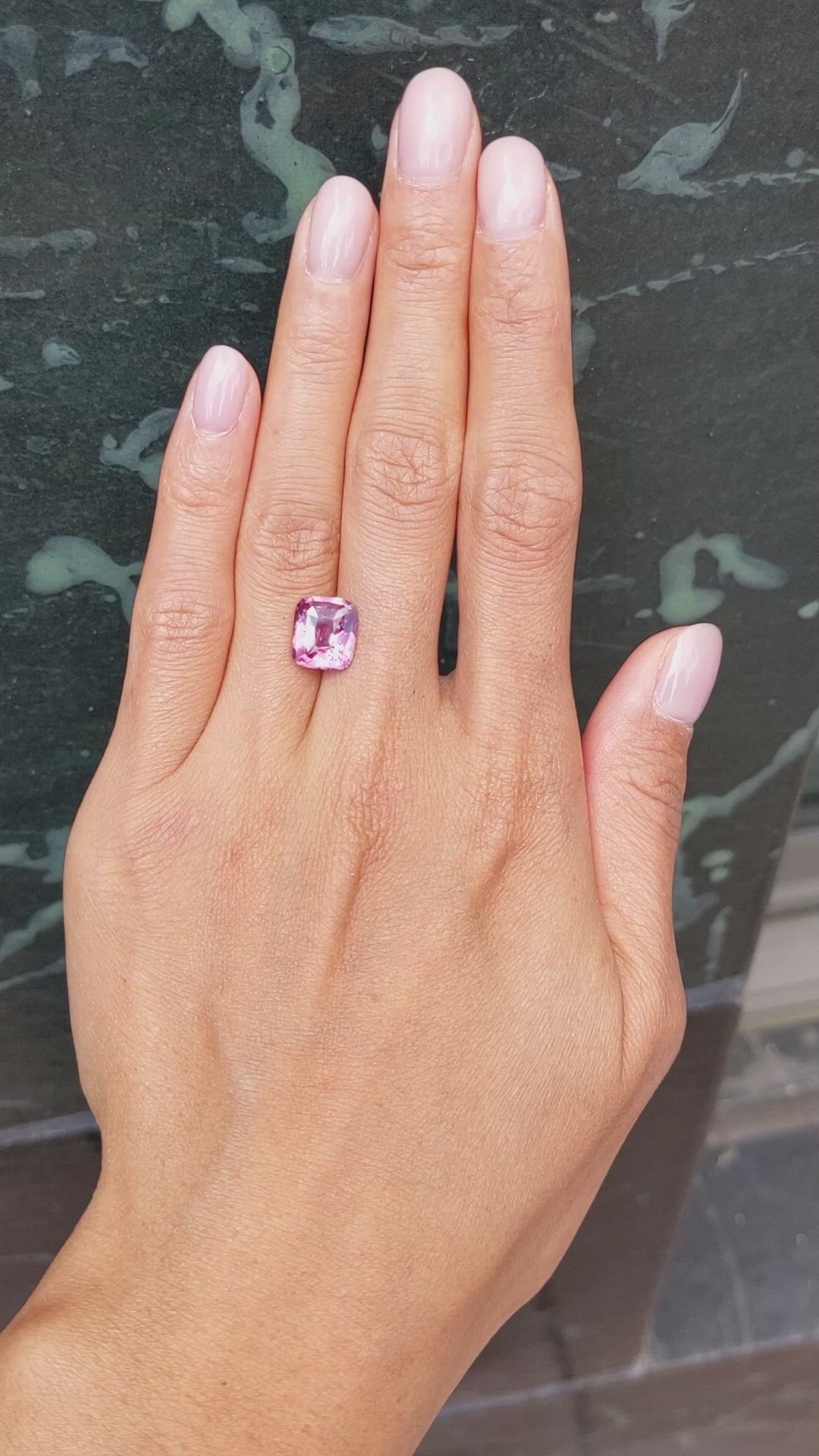 4.56 Ct. Padparadscha Sapphire from Madagascar Size Video