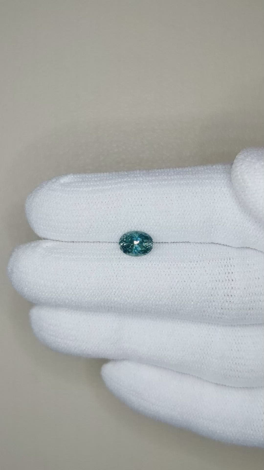 0.97 Ct. Greyish Blue Sapphire from Montana Size Video