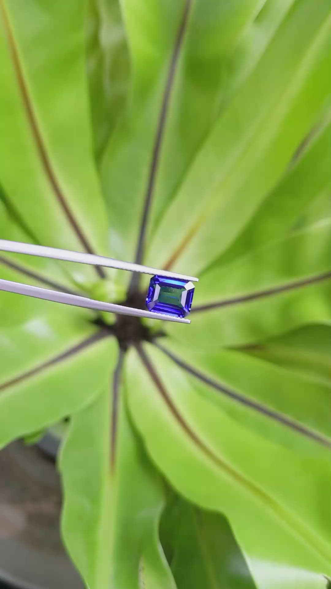 3.07 Ct. Blue Sapphire from Ceylon (Sri Lanka) Size Video