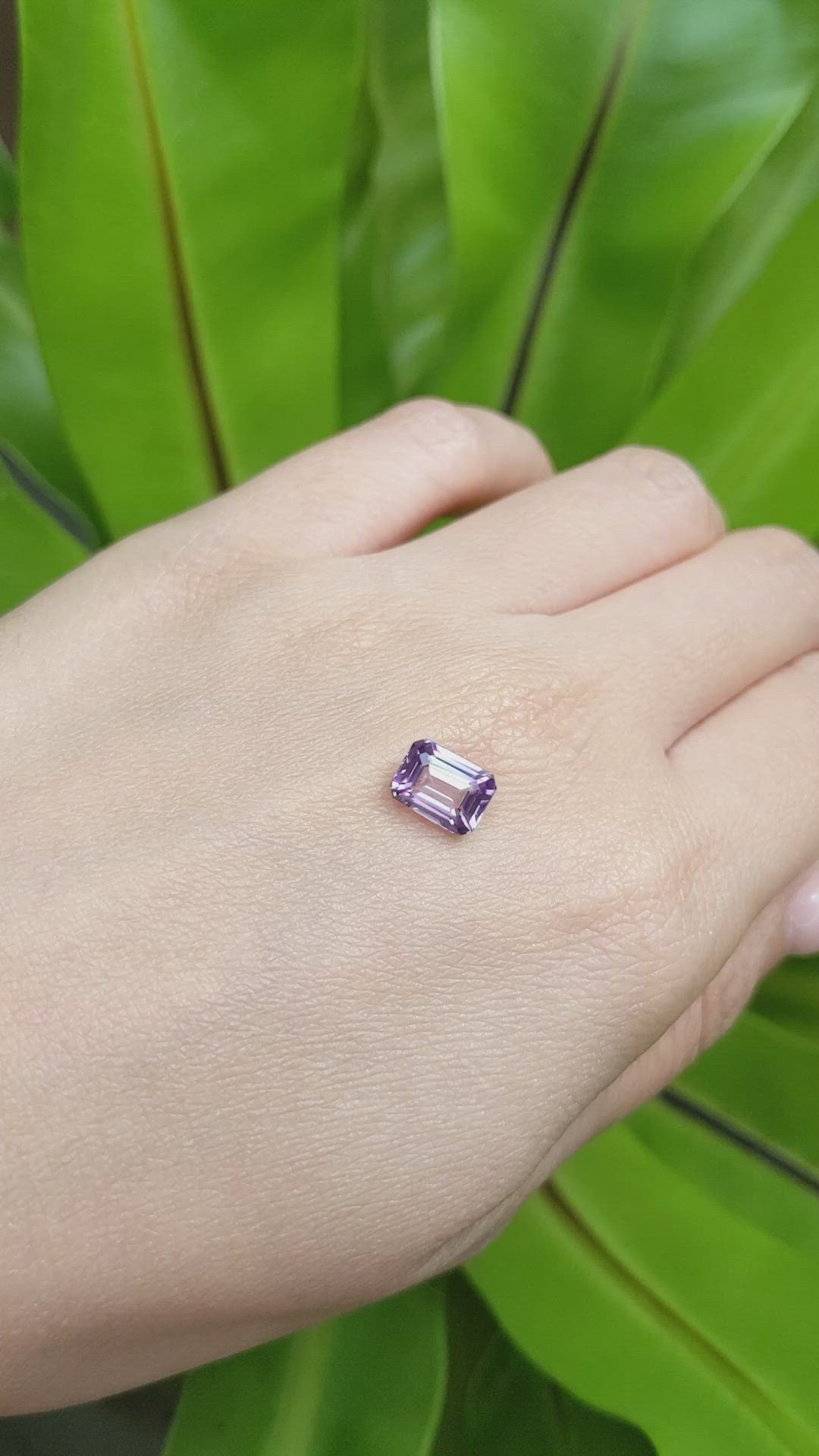 2.50 Ct. Purple Sapphire from Ceylon (Sri Lanka) Size Video