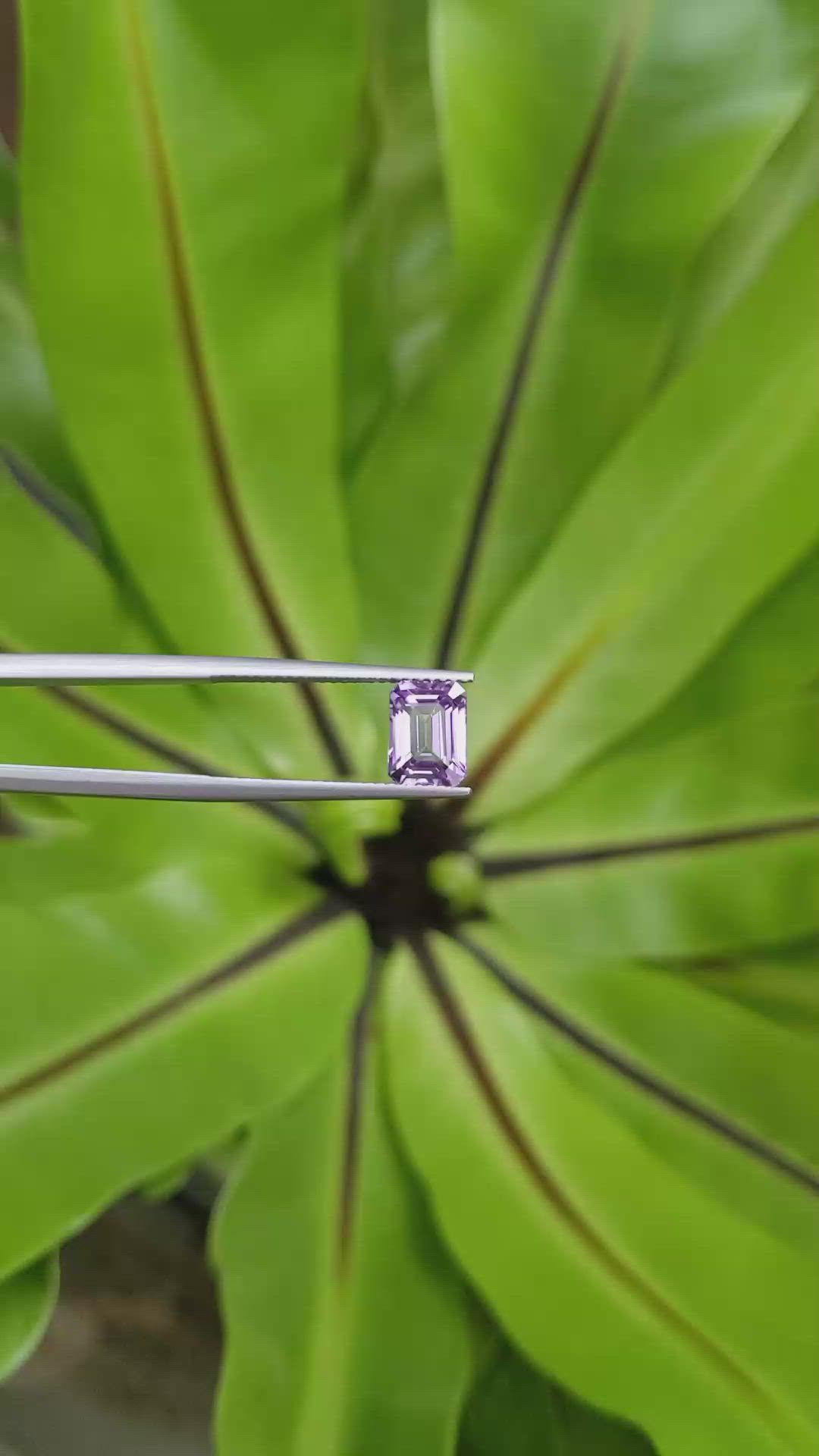 2.50 Ct. Purple Sapphire from Ceylon (Sri Lanka) Size Video