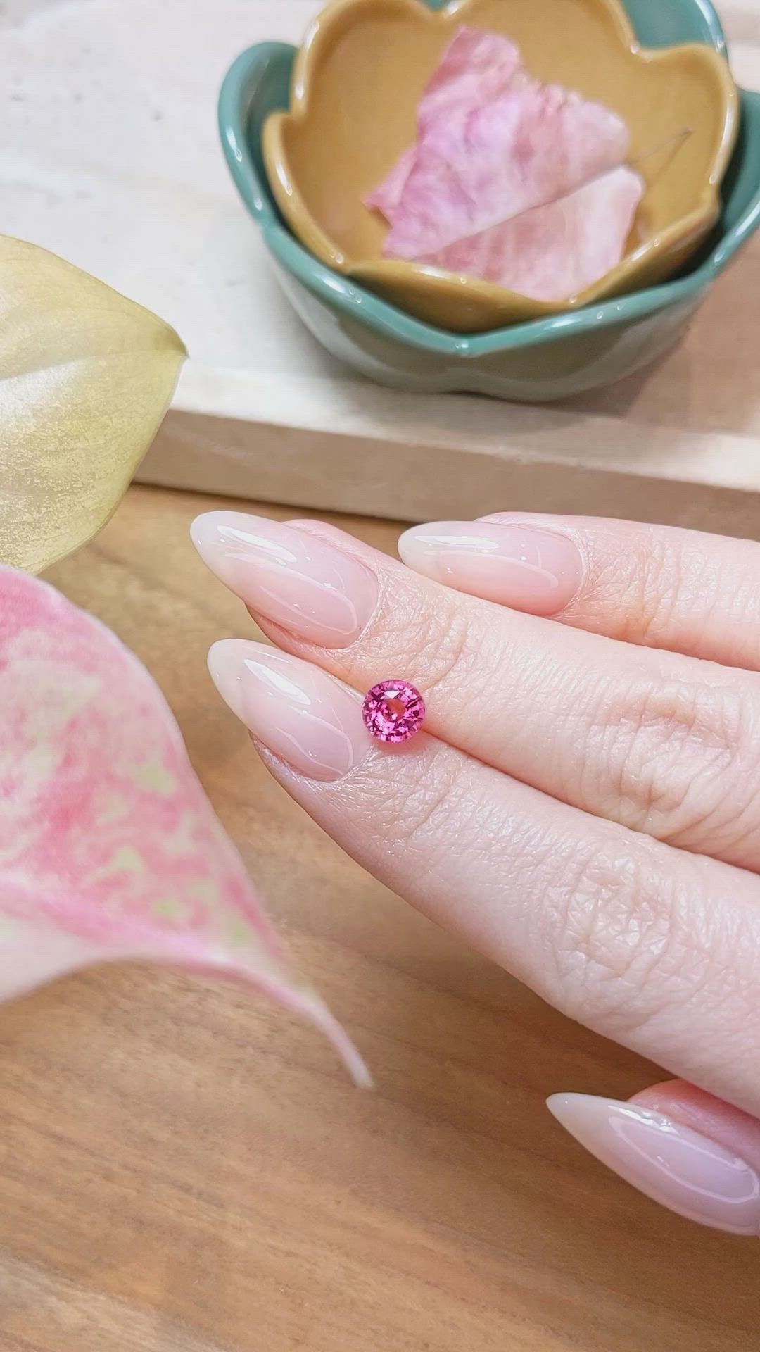 1.51 Ct. Purplish Pink Sapphire from Ceylon (Sri Lanka) Size Video
