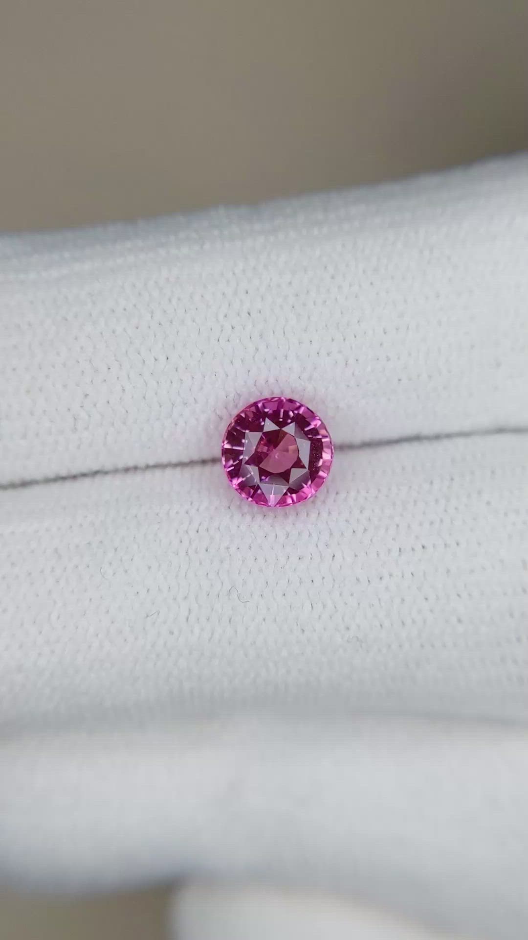 1.51 Ct. Pink Sapphire from Ceylon (Sri Lanka) Size Video