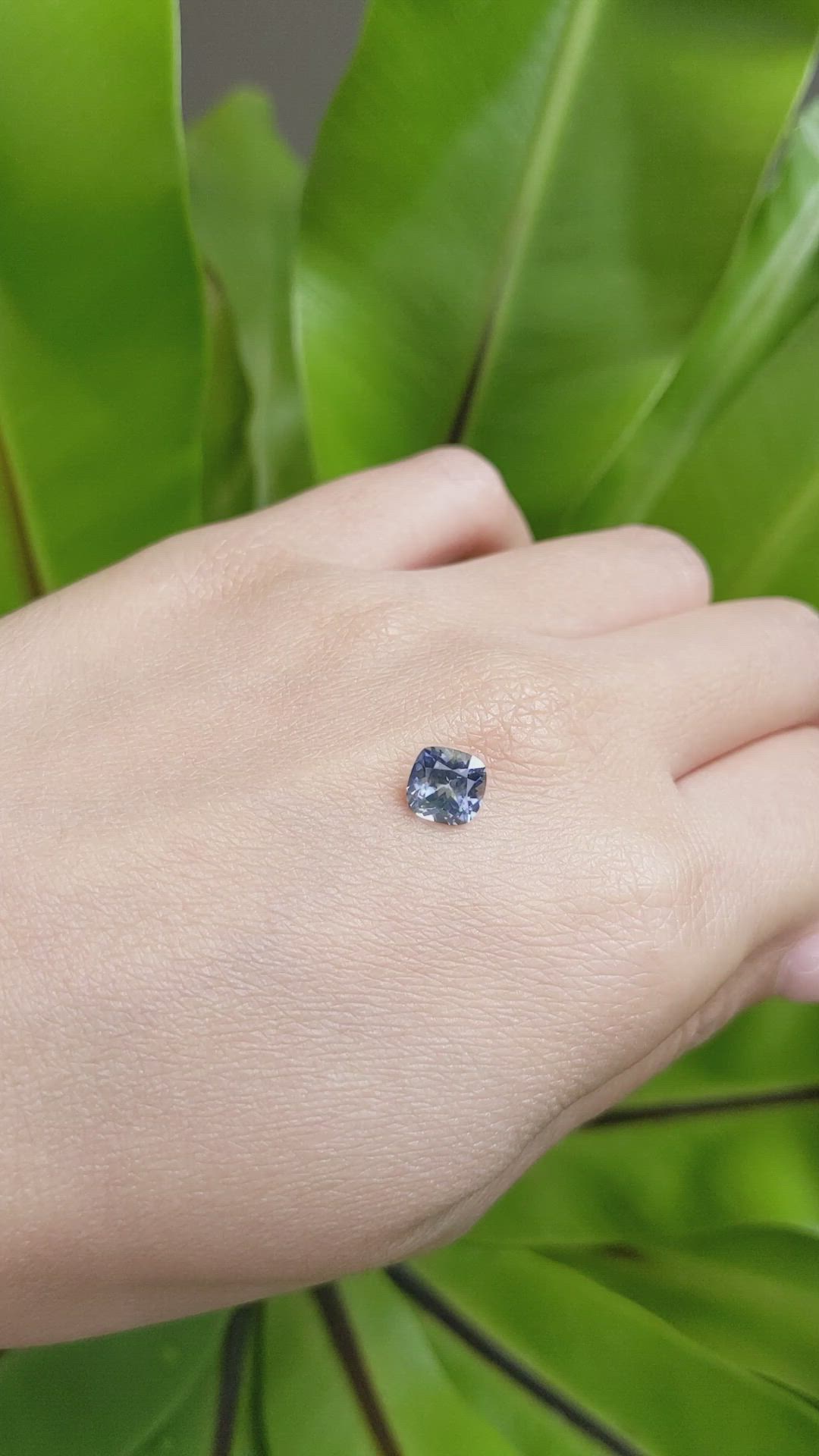 1.56 Ct. Blue Sapphire from Montana Size Video