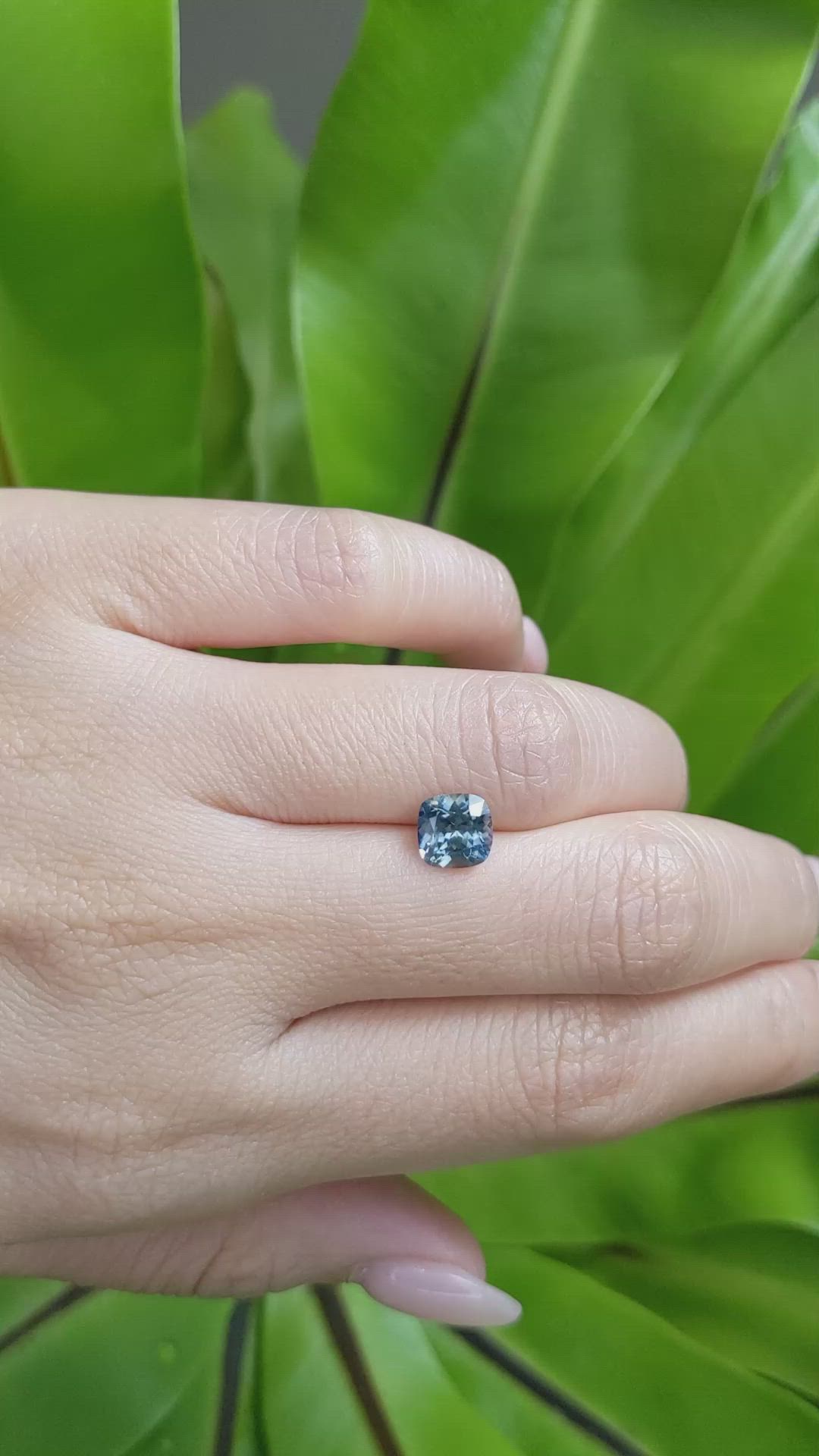 1.56 Ct. Blue Sapphire from Montana Size Video