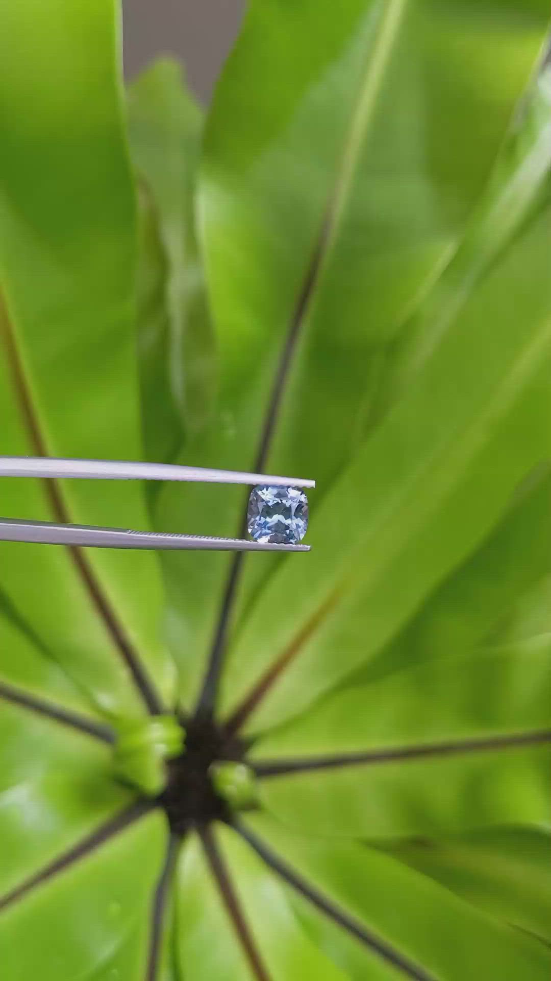 1.56 Ct. Blue Sapphire from Montana Size Video